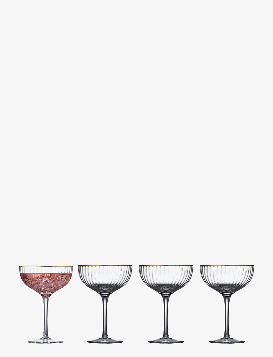 Lyngby Glas - Cocktail glass Palermo Gold 31.5cl 4pcs - osta hinna alusel - transparen - 1