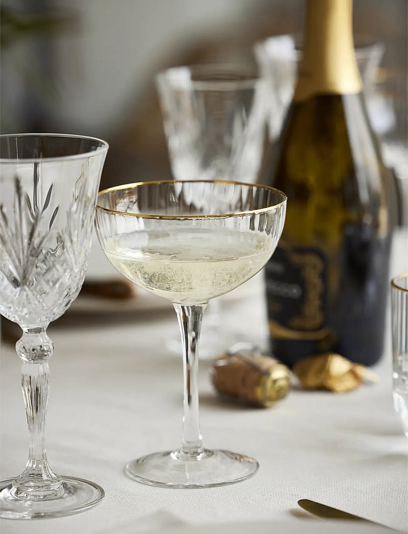 Lyngby Glas - Cocktail glass Palermo Gold 31.5cl 4pcs - osta hinna alusel - transparen - 5