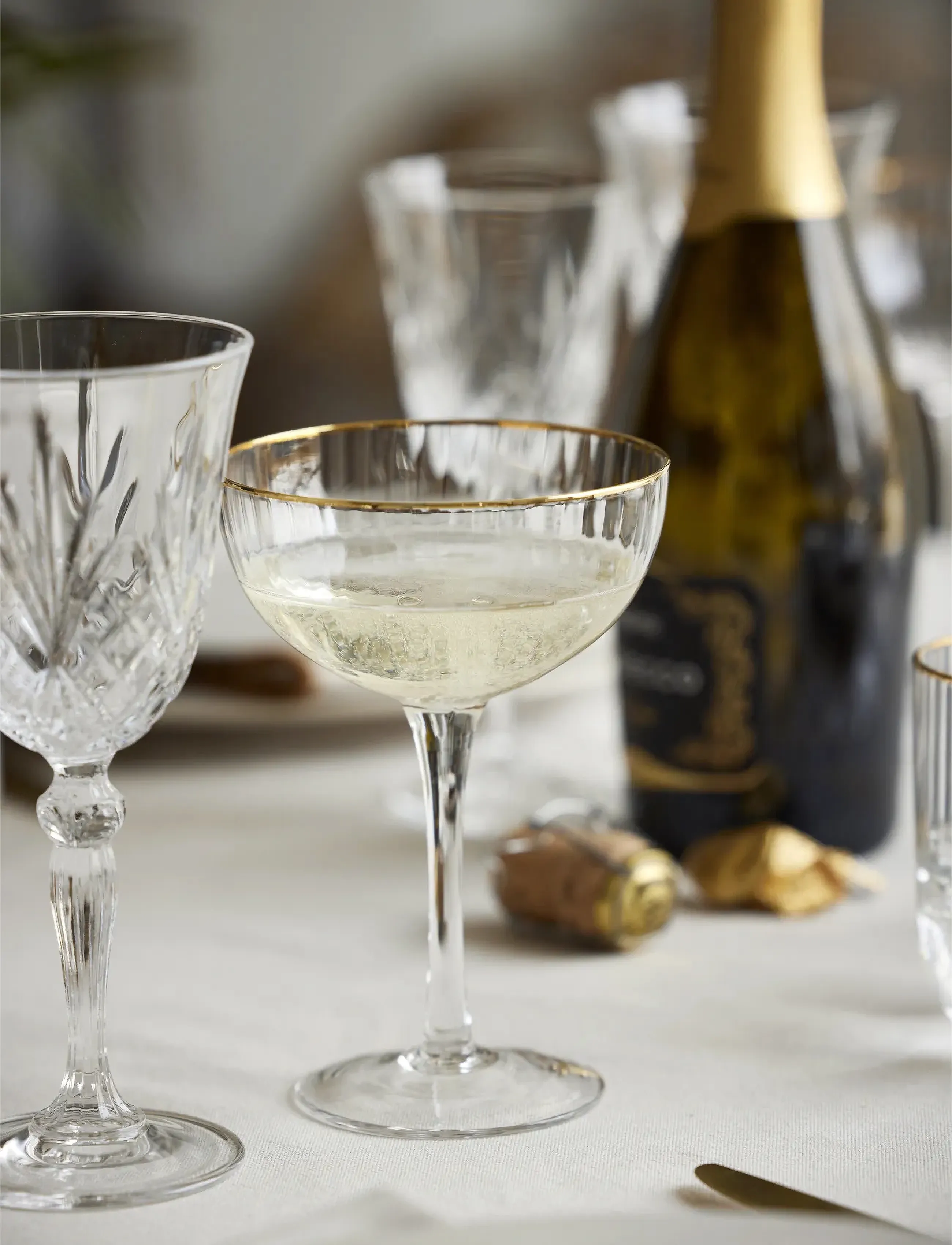Lyngby Glas - Cocktail glass Palermo Gold 31.5cl 4pcs - achat par prix - transparen - 5
