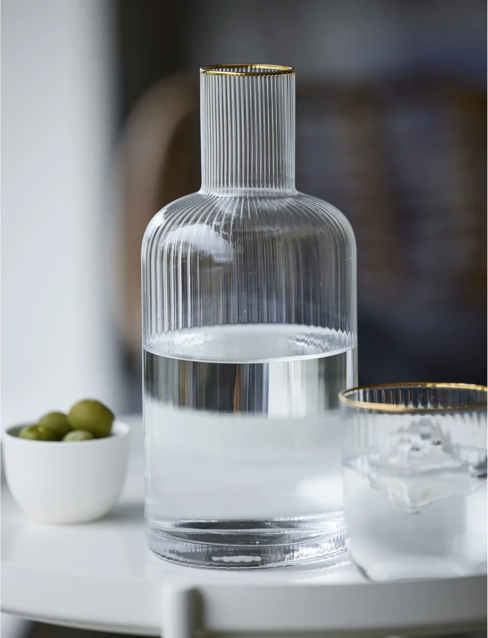 Lyngby Glas - Carafe Palermo Gold 1.5 liter - nach preis einkaufen - transparen - 5