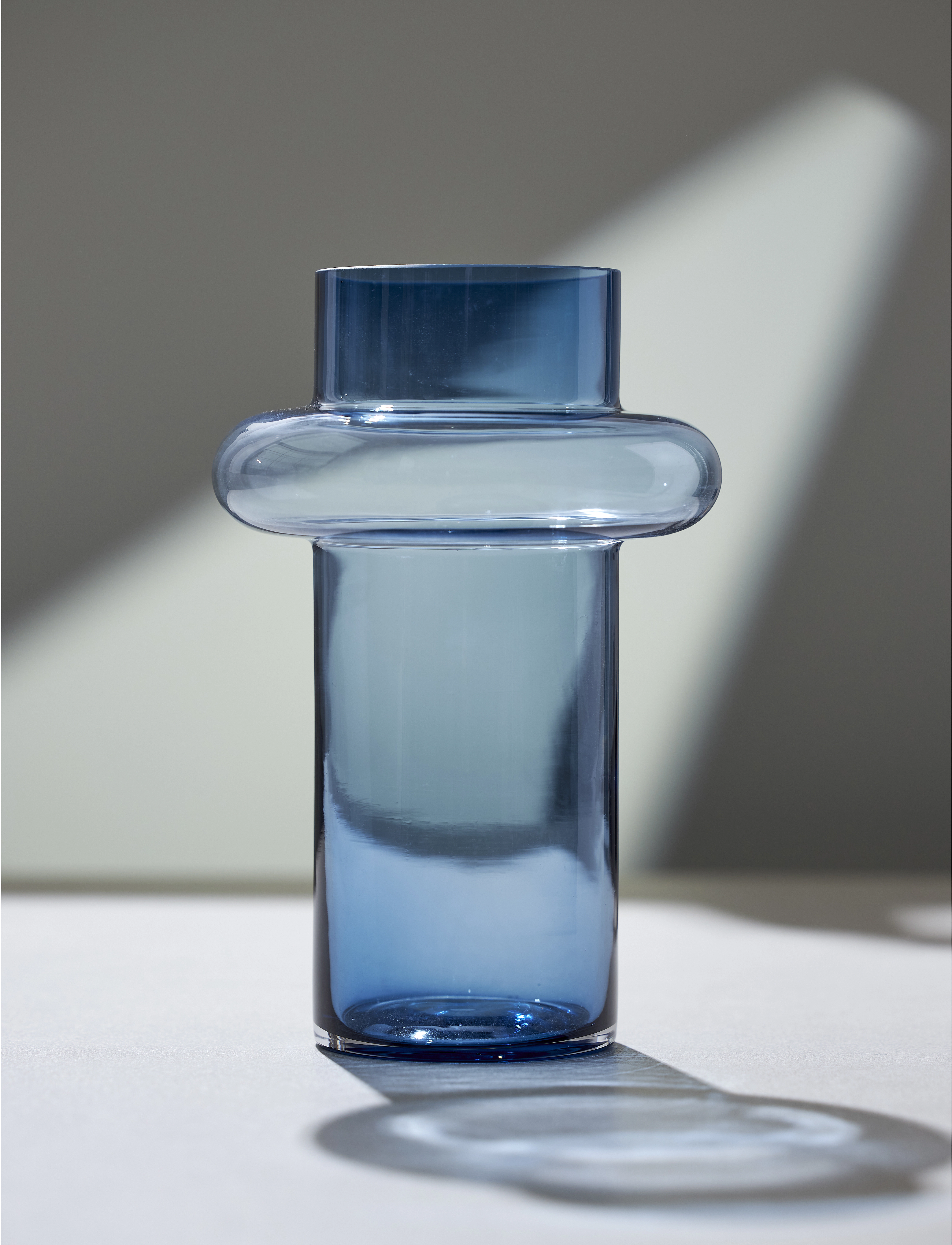 Lyngby Glas - Vas Tube - dark blue - 1