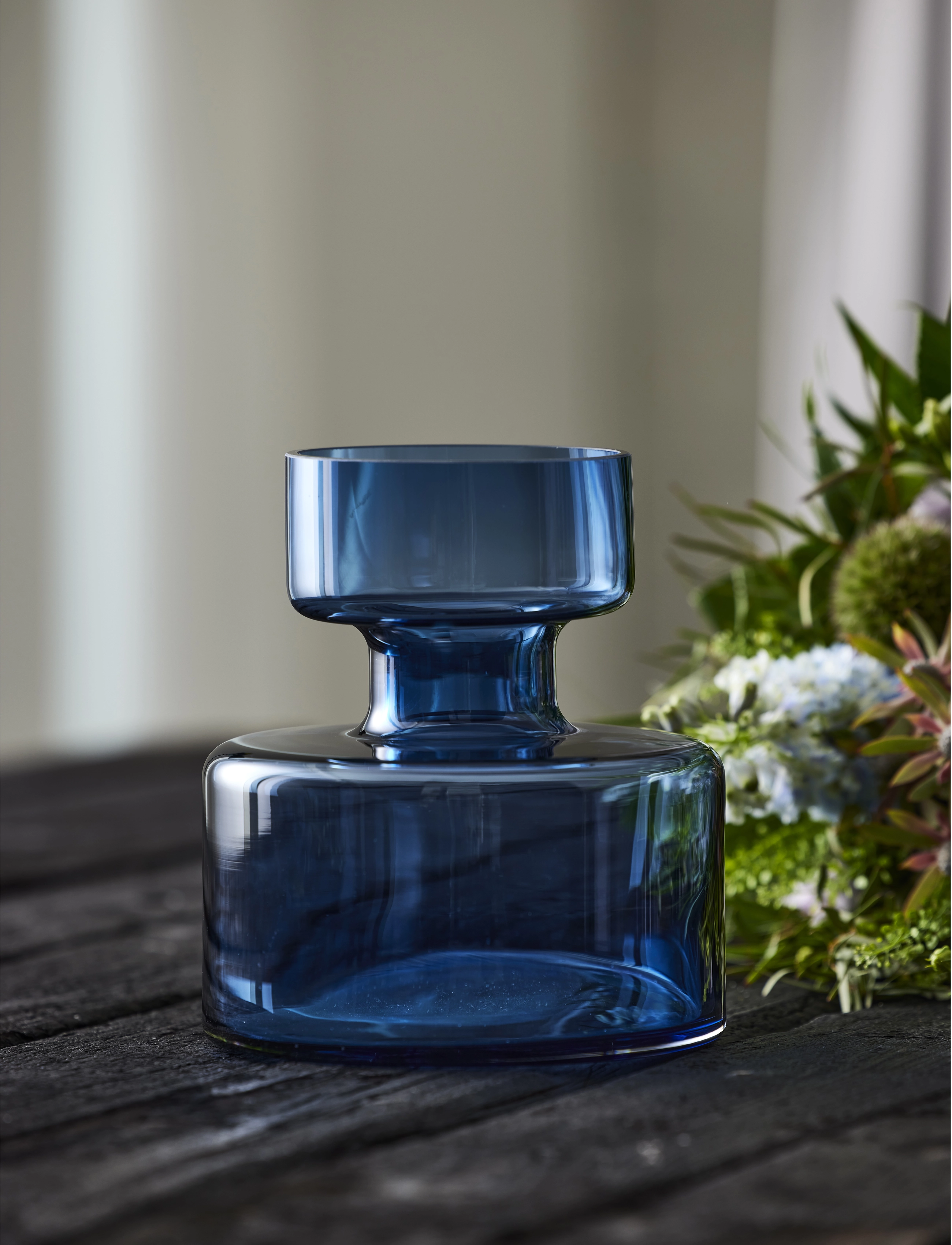 Lyngby Glas - Vas Tubular - blue - 1