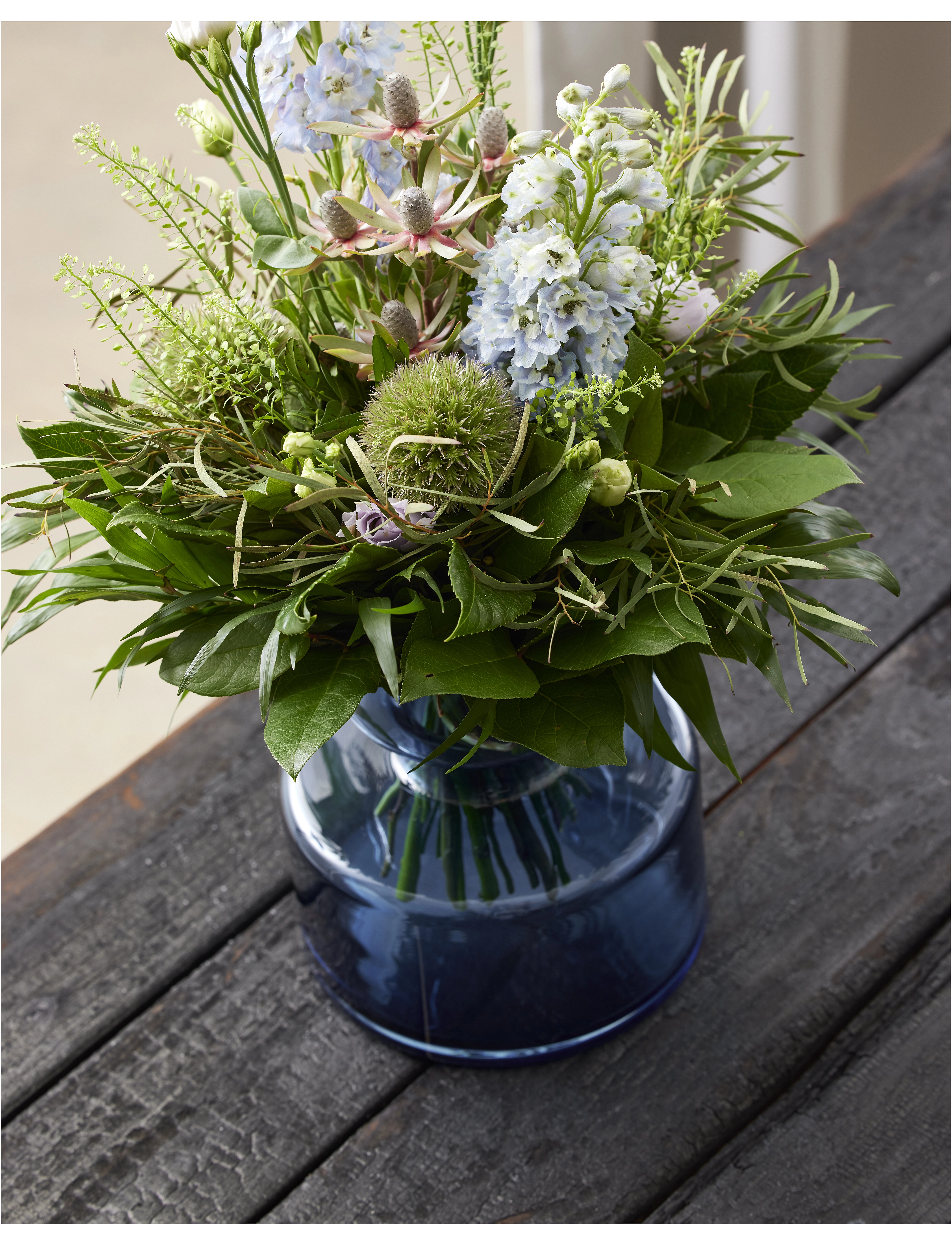 Lyngby Glas - Vas Tubular - blue - 3