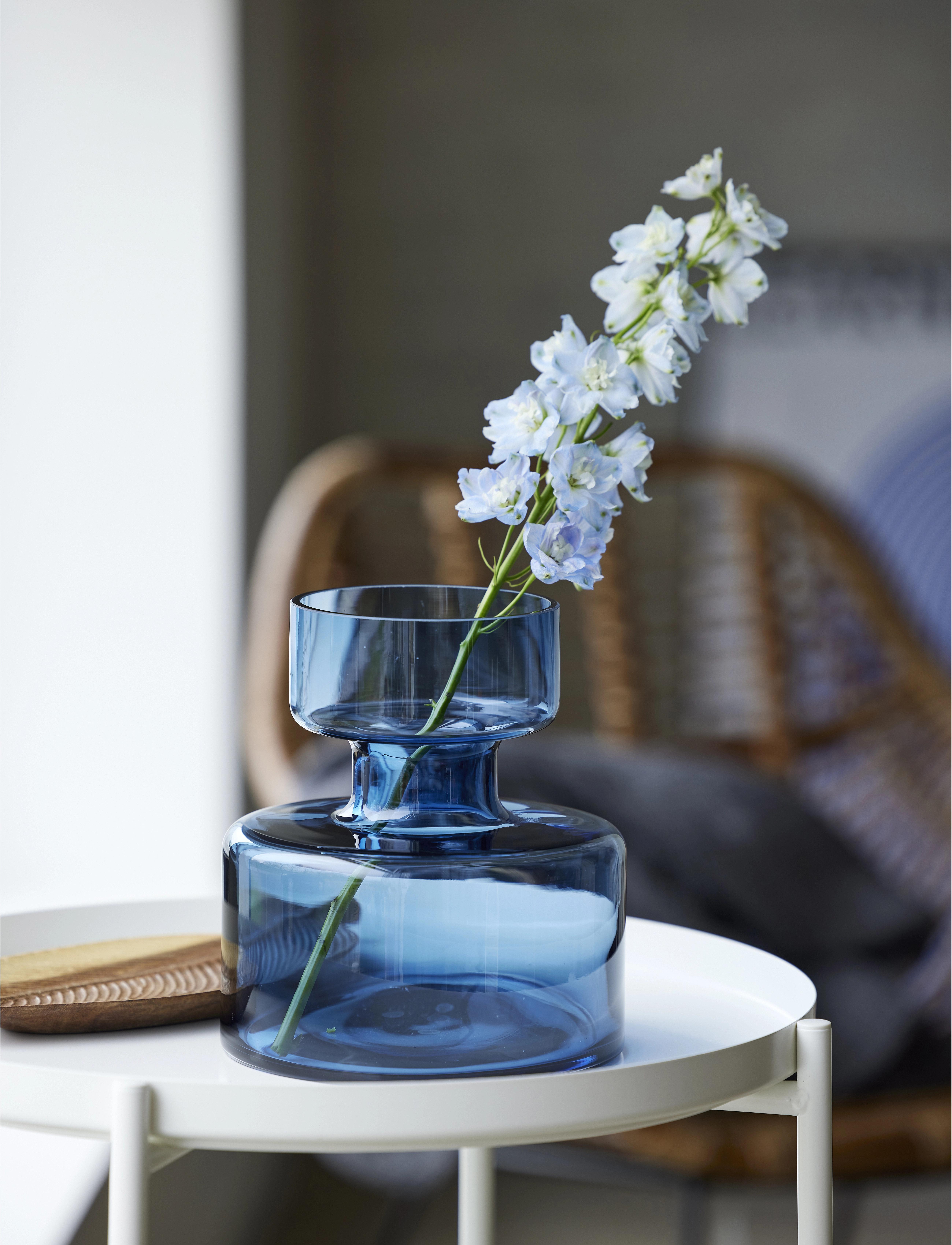 Lyngby Glas - Vas Tubular - blue - 4