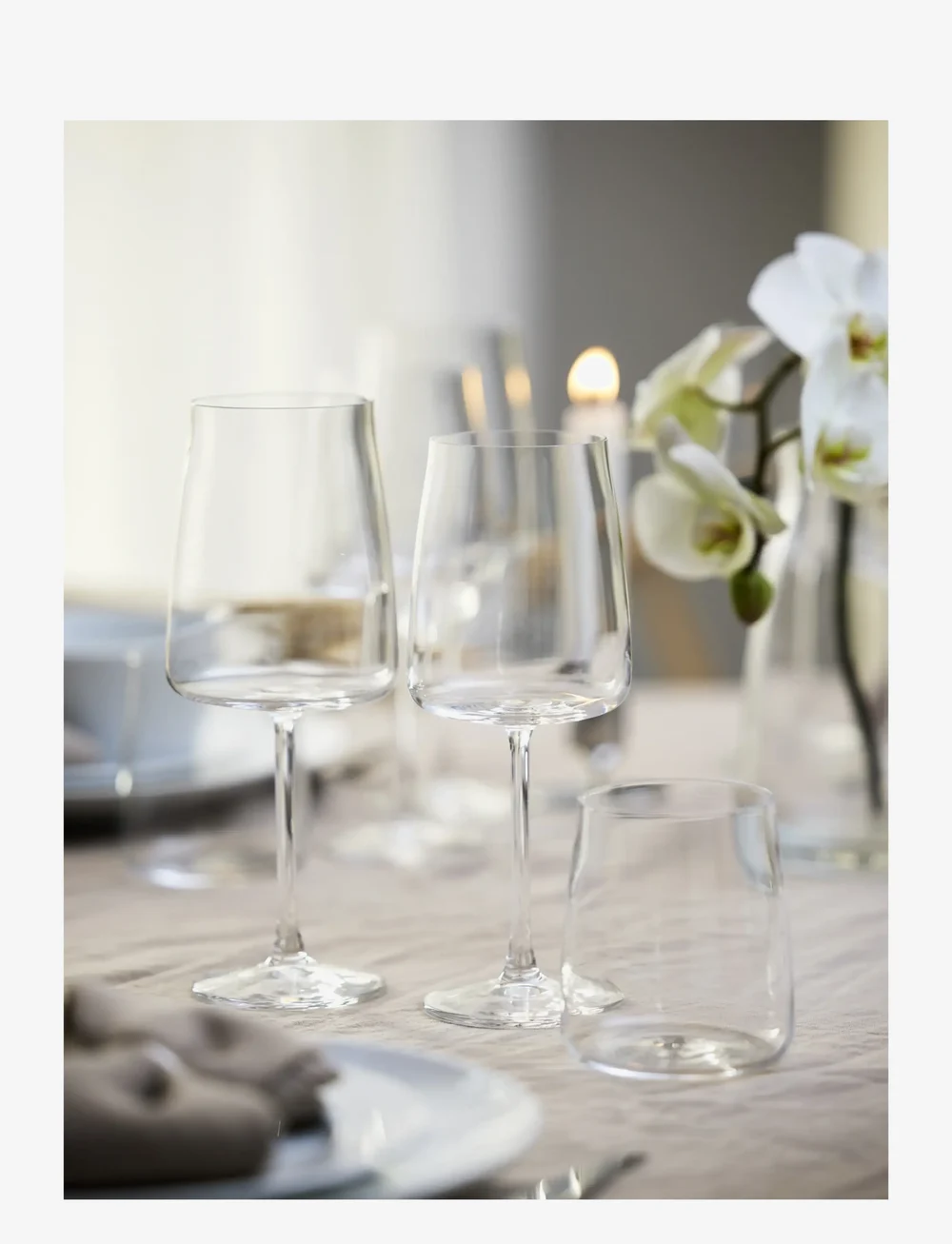 Lyngby Glas - Water glass Zero 6 pcs - nach preis einkaufen - transparent - 2