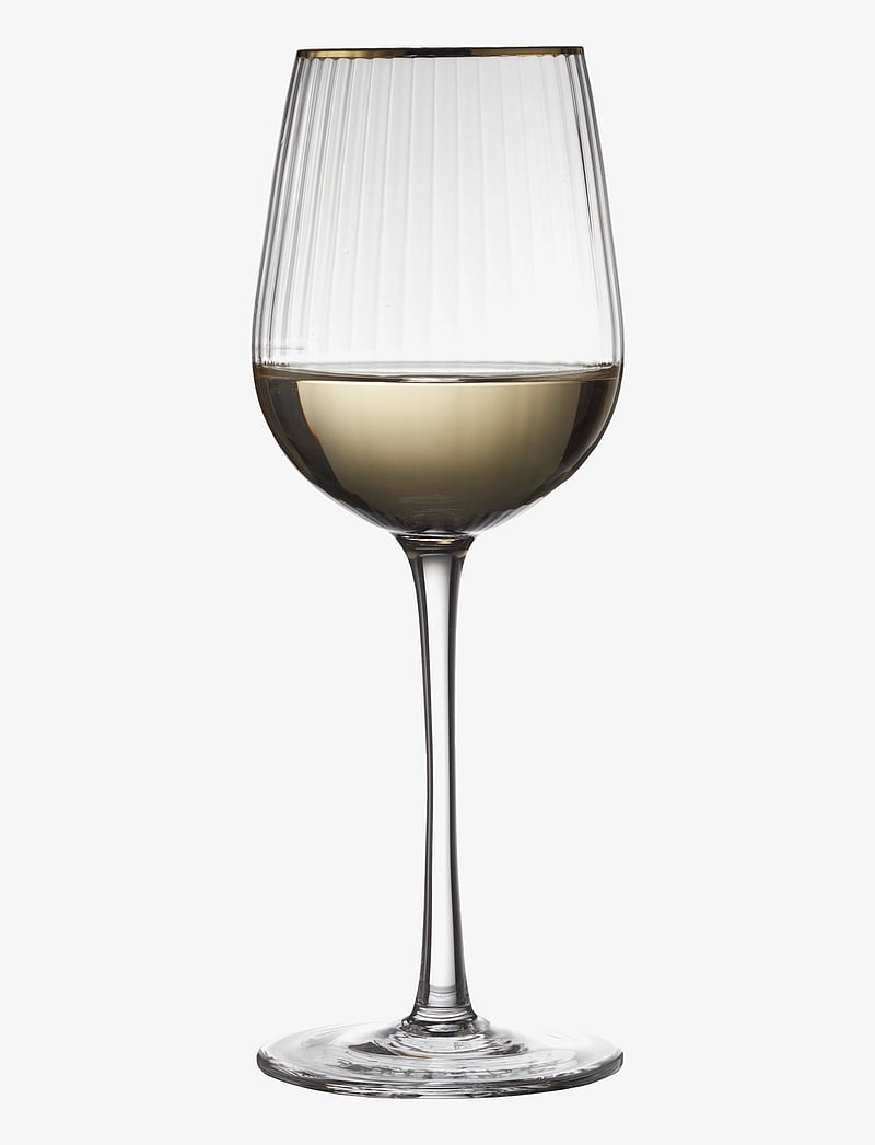 Lyngby Glas - White wine glass Palermo Gold 30 cl 4 pcs - weißweingläser - transparen - 2