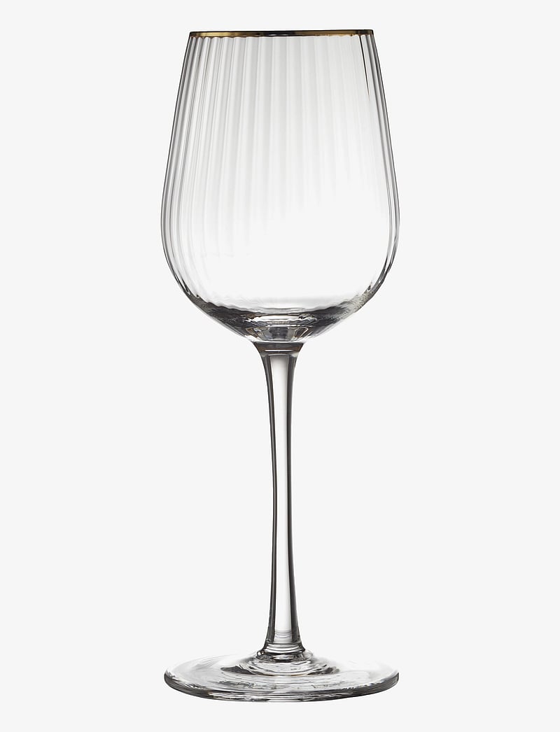 Lyngby Glas - White wine glass Palermo Gold 30 cl 4 pcs - weißweingläser - transparen - 3