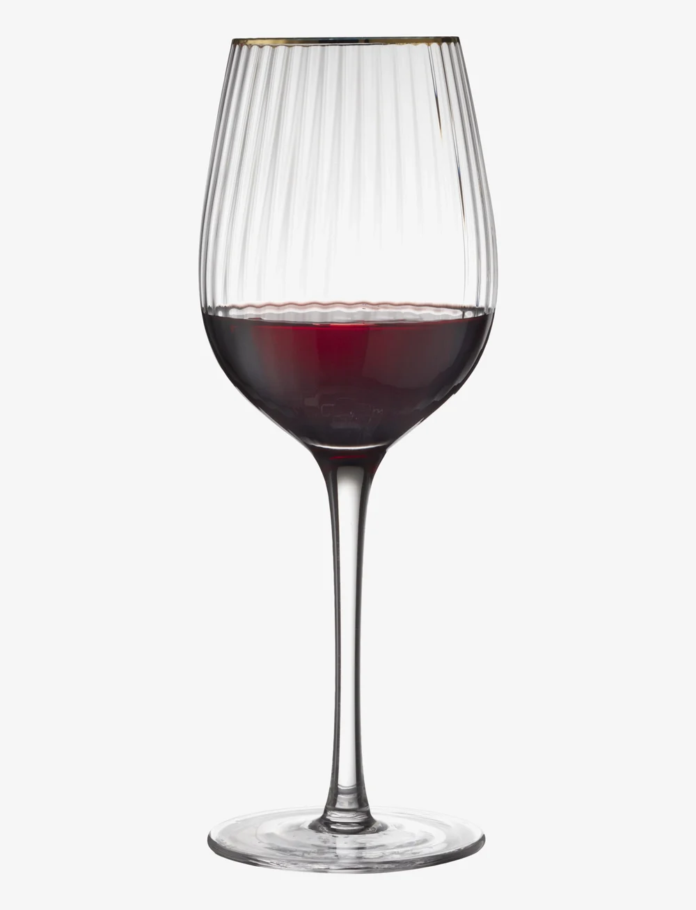 Lyngby Glas - Red wine glass Palermo Gold 40 cl 4 pcs - rotweingläser - transparen - 1