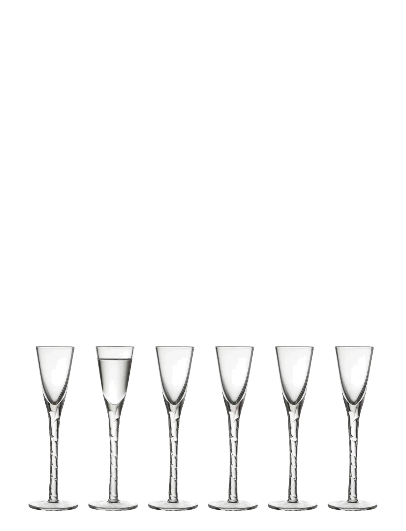 Lyngby Glas Snapsglas Paris 2,5 cl 6 st Klar - Glas - CLEAR / undefined