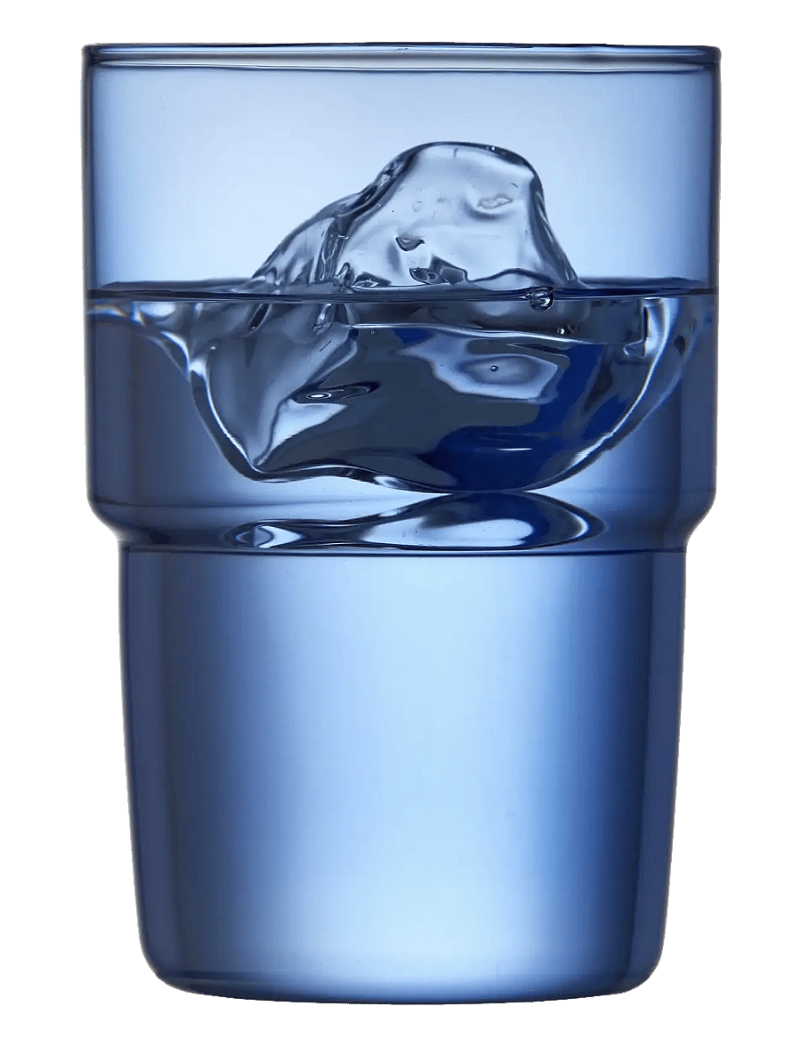Lyngby Glas - Drinking glass Torino 2 pcs - die niedrigsten preise - blue - 2
