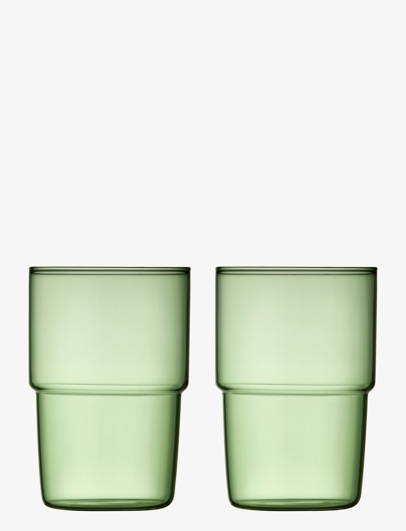 Lyngby Glas Drikkeglass torino 2 stk. - Lyngby Glas - GREEN / green
