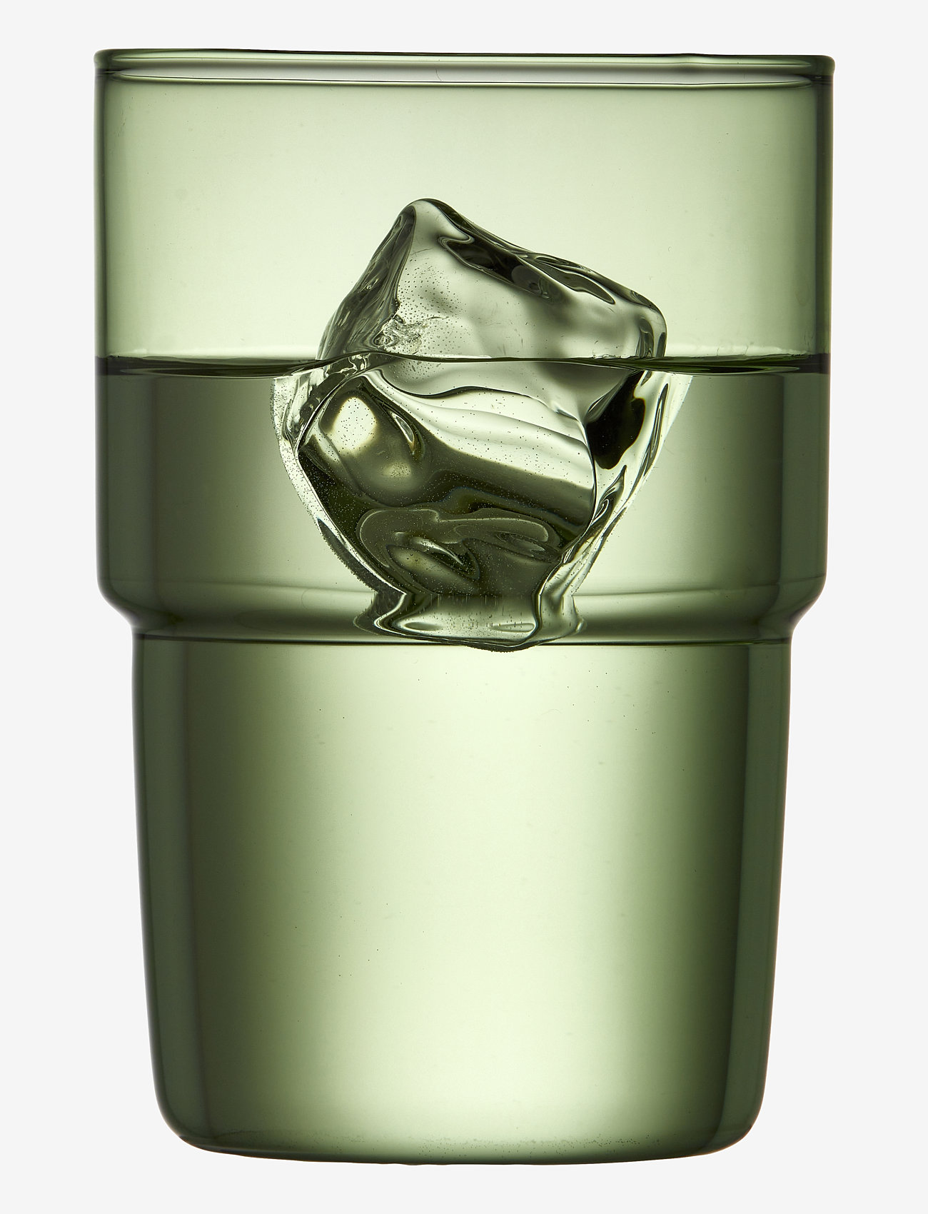 Lyngby Glas - Drikkeglas torino 2 stk. - drikkeglas - green - 2