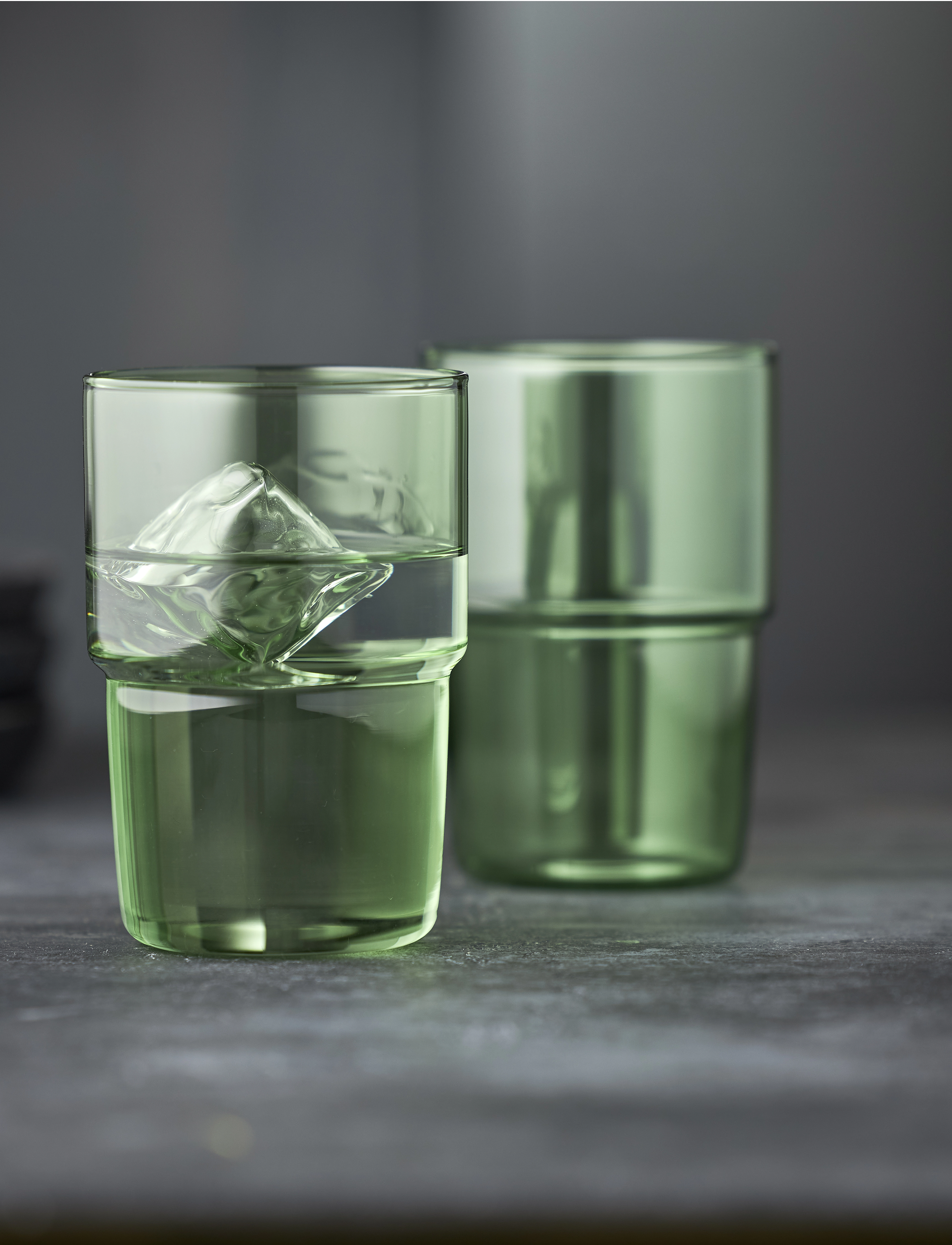 Lyngby Glas Drikkeglas Torino 2 Stk., 40 cl, Glass, Grün - Drinking Homeware