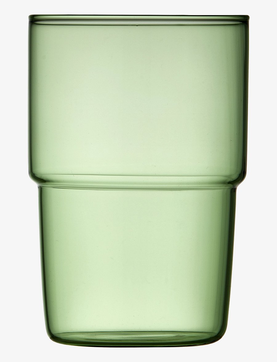 Lyngby Glas - Drinking glass Torino 2 pcs - dzeramās glāzes - green - 3