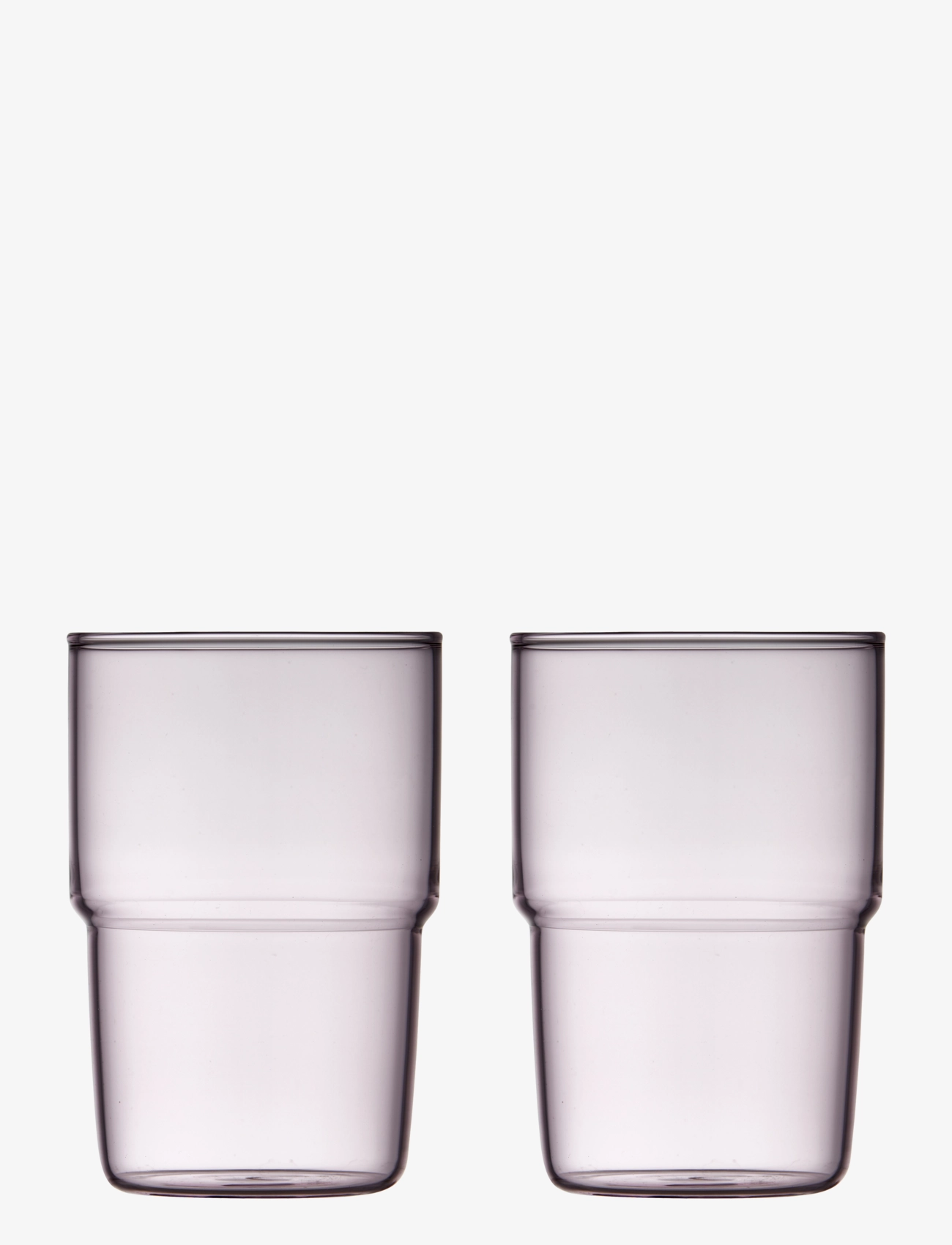 Lyngby Glas Drikkeglas Torino 2 Stk., Drikkeglas, Pink, Str: 40 cl