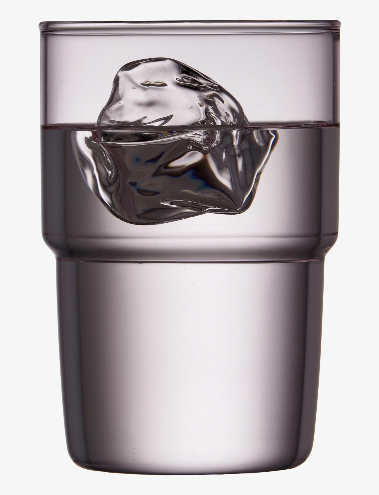Lyngby Glas - Dricksglas torino 2 st - dricksglas - pink - 2