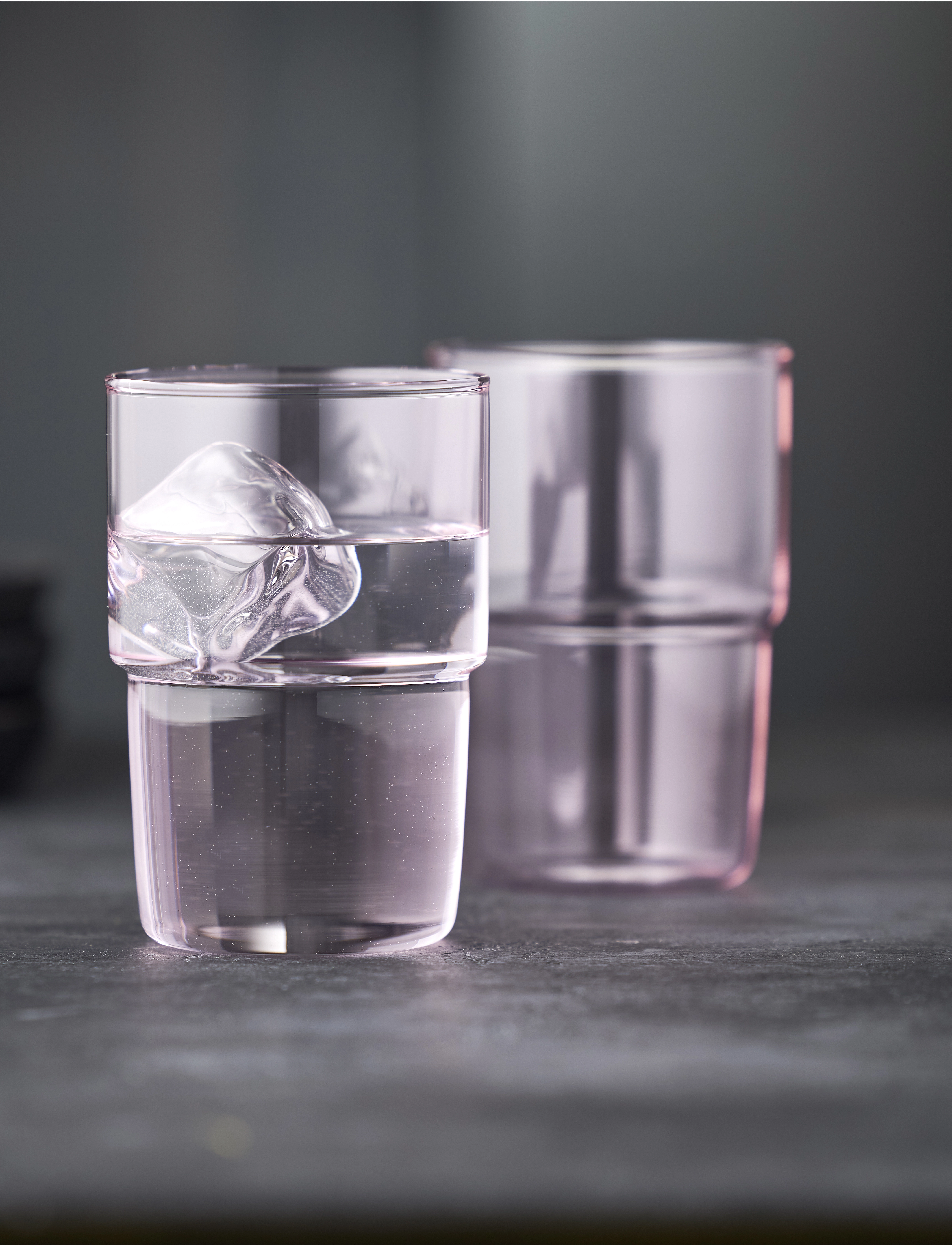 Lyngby Glas Drikkeglas Torino 2 Stk., 40 cl, Glass, Rosa - Drinking Homeware