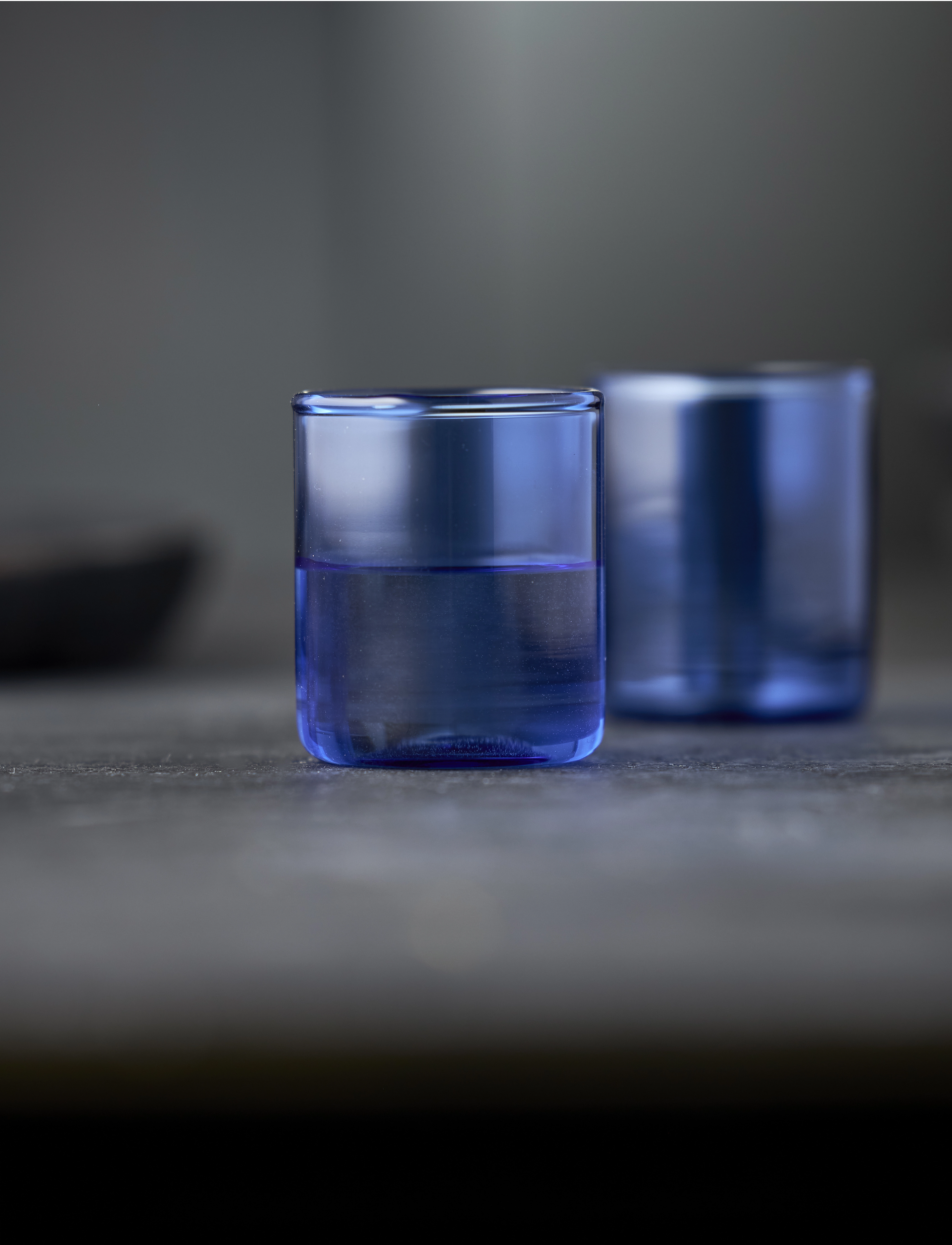 Lyngby Glas Shotglas Torino, 6 cl, Glass, Blau - Drinking Homeware