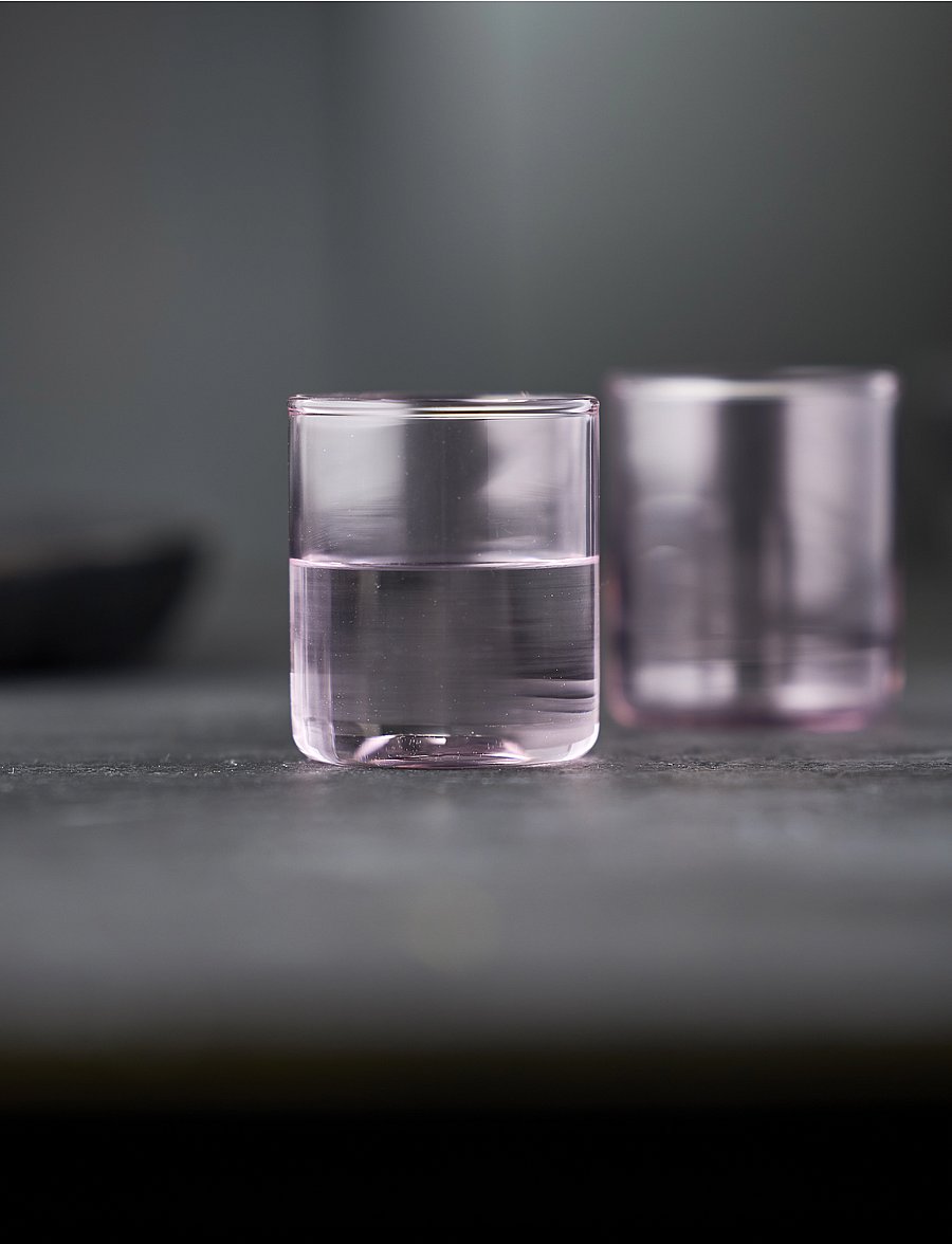 Lyngby Glas - Shot Glass Torino - shotiklaasid - pink - 0