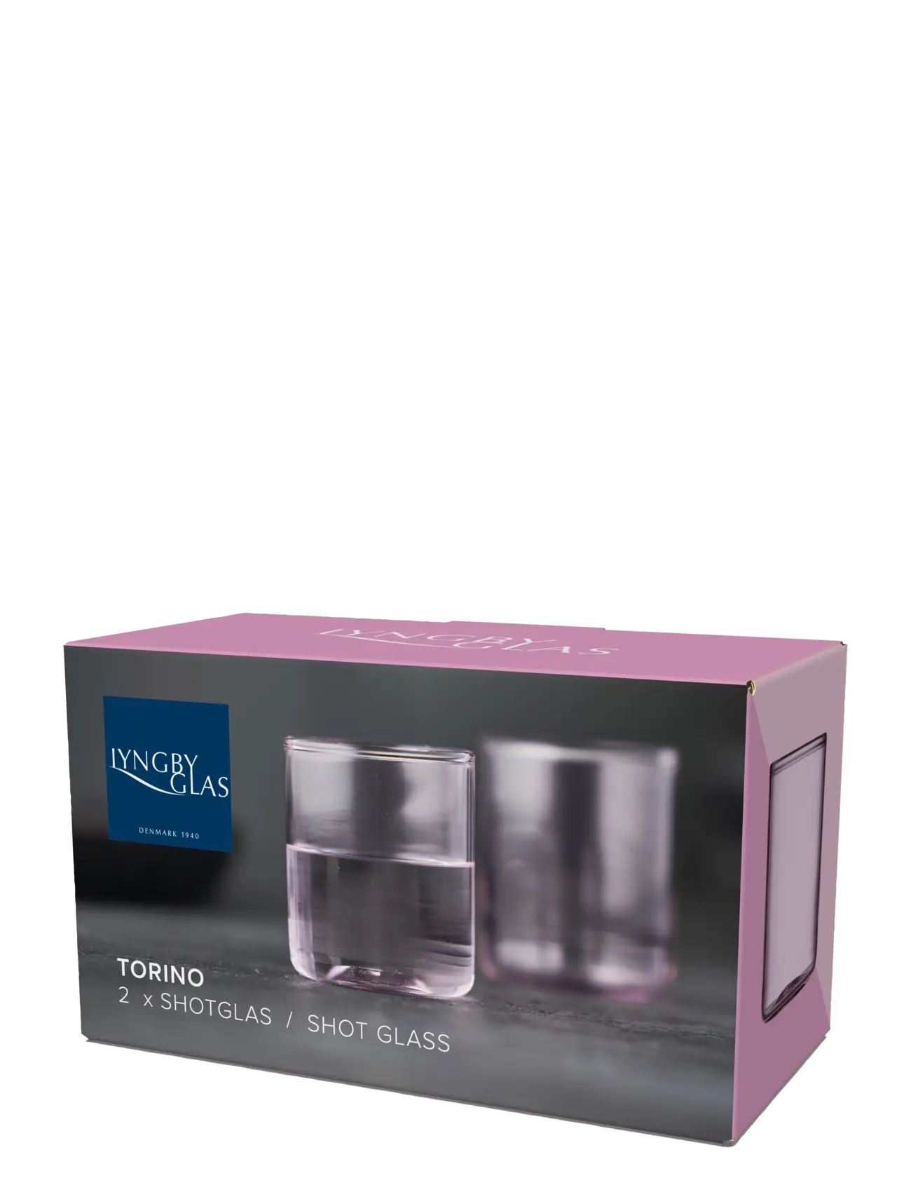 Lyngby Glas - Shotglas torino - snapseglas & likørglas - pink - 4