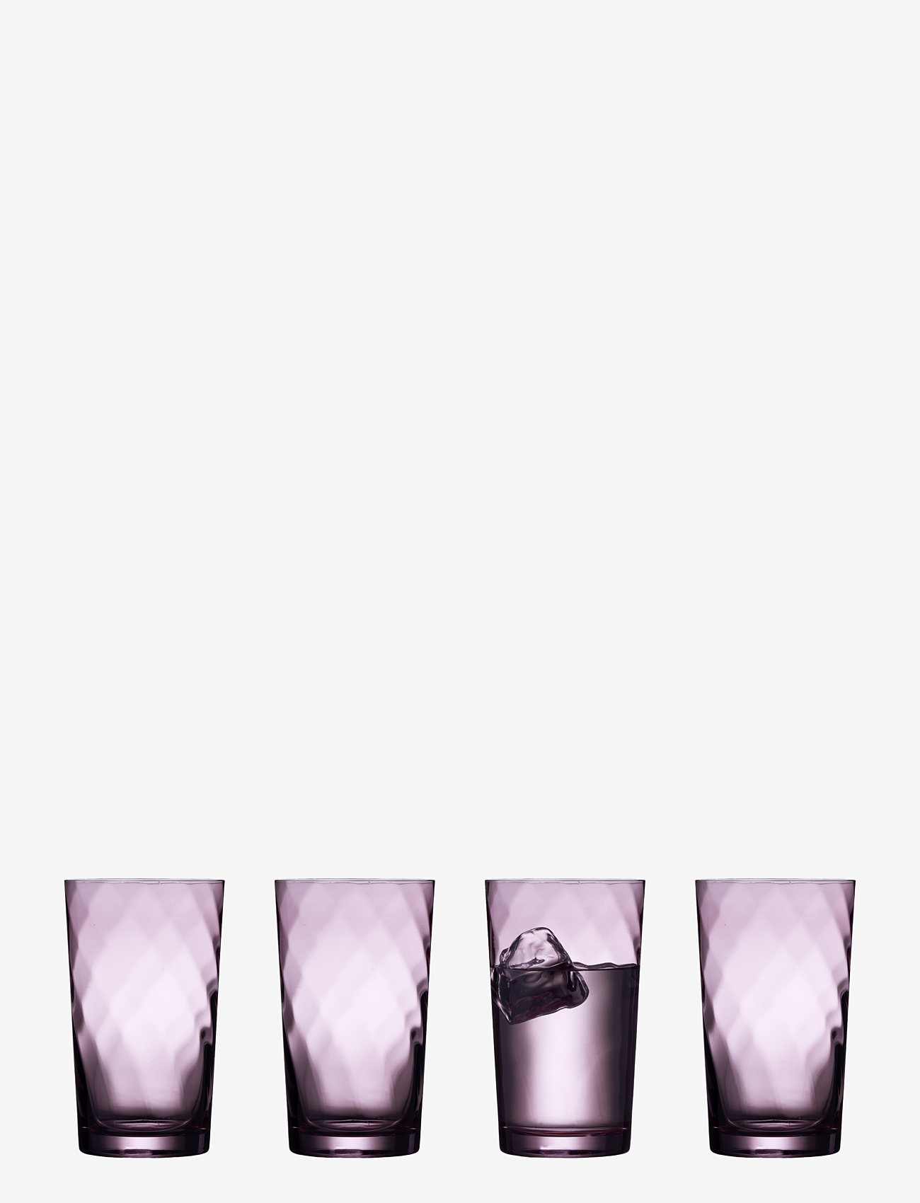 Lyngby Glas - Highball Vienna 4 pcs - drinking glasses & tumblers - purple - 0
