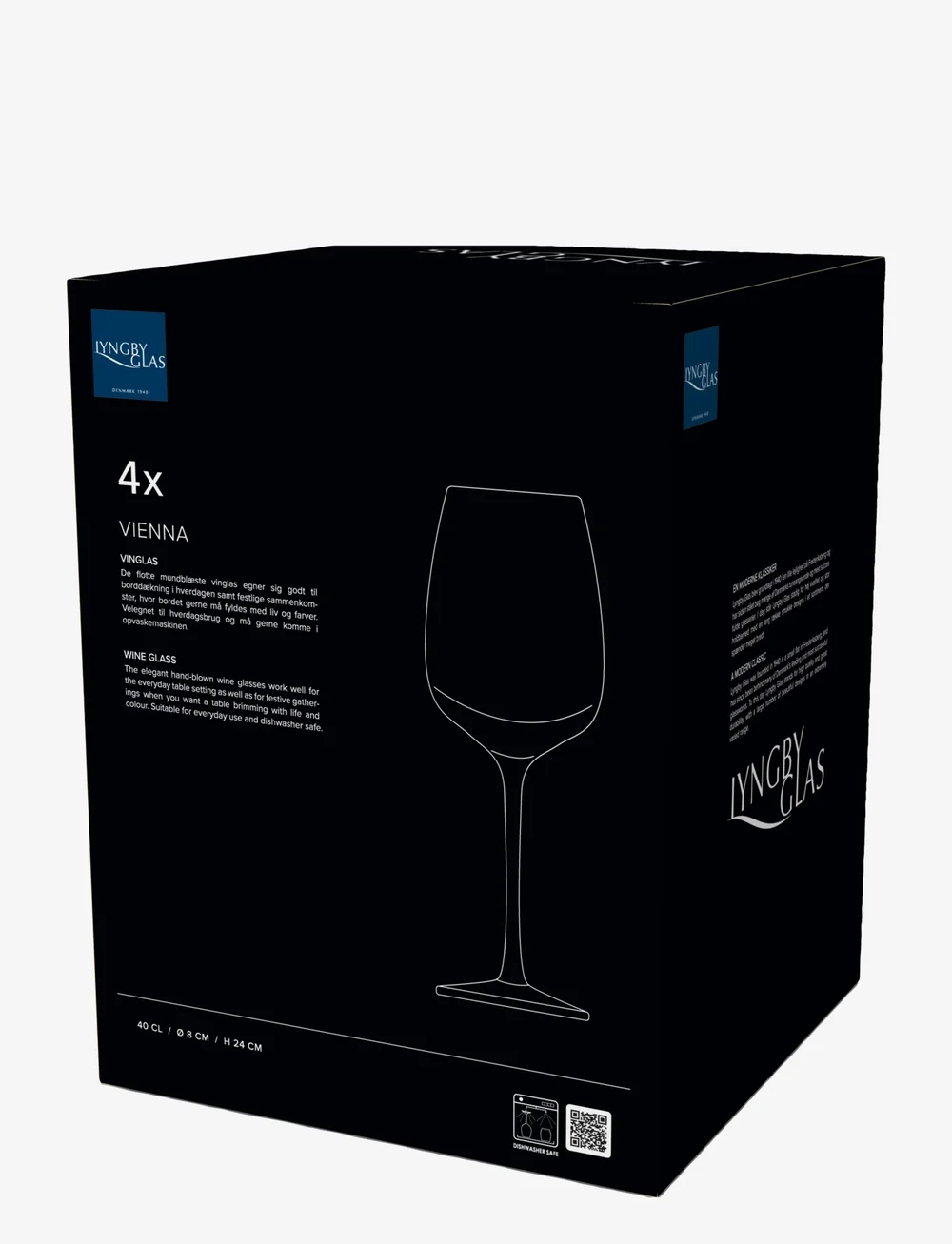 Lyngby Glas - Wine glass Vienna 4 pcs - weißweingläser - green - 4