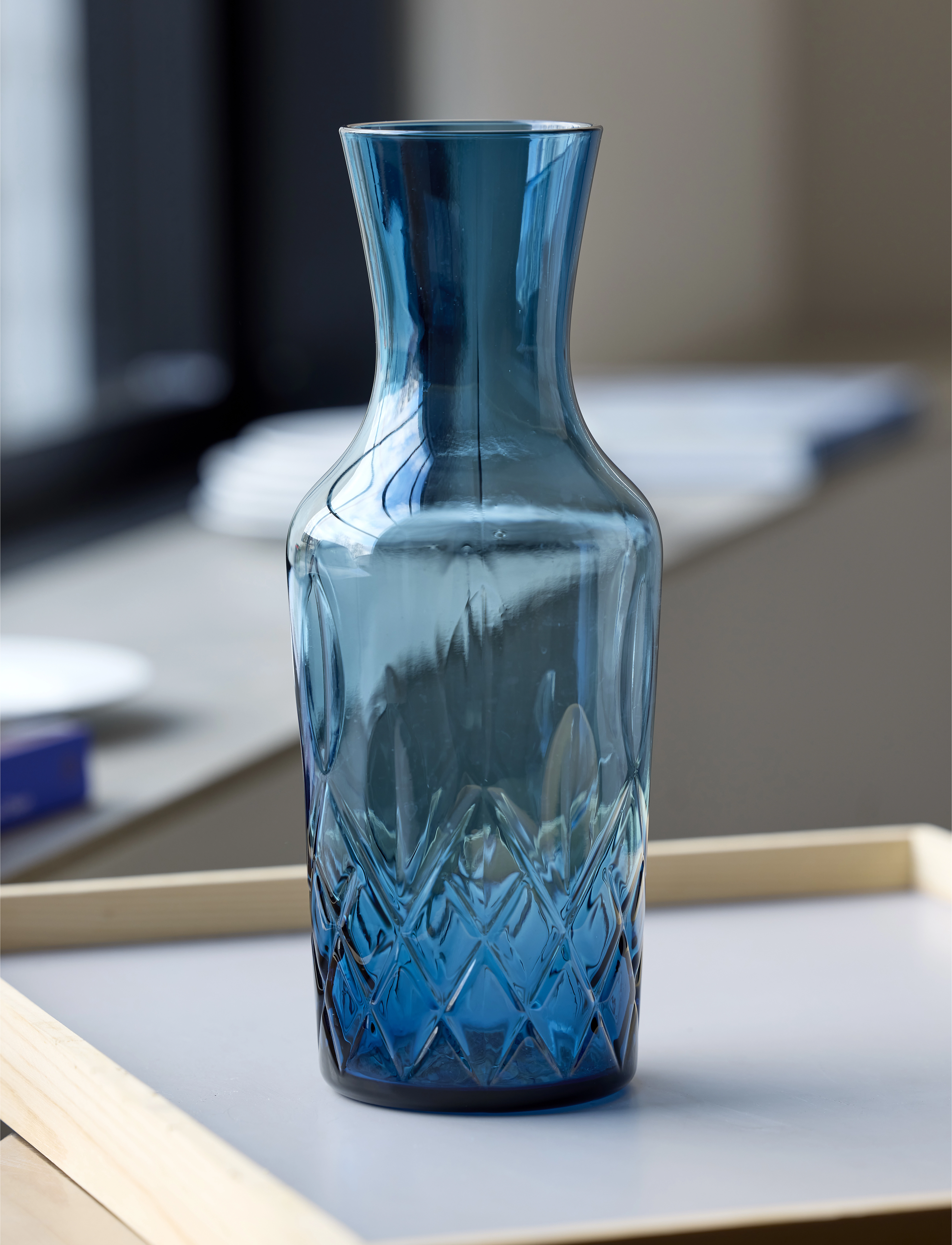 Lyngby Glas - Vattenkaraff sorrento - vattenkaraffer - blÅ - 5