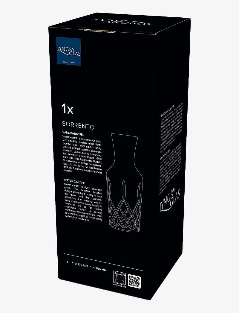 Lyngby Glas - Water carafe Sorrento - wasserkaraffen - blÅ - 3