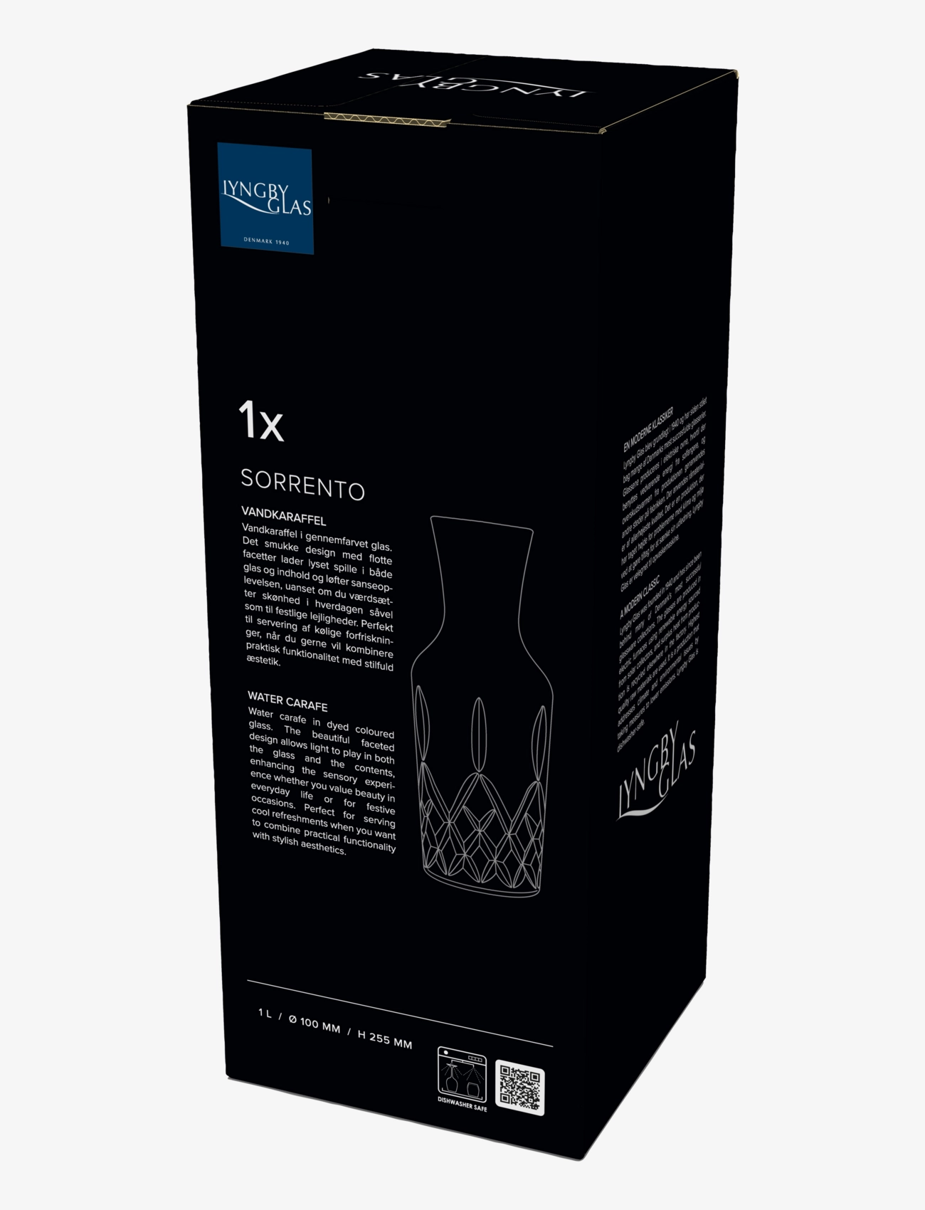 Lyngby Glas - Vattenkaraff sorrento - vattenkaraffer - blÅ - 3