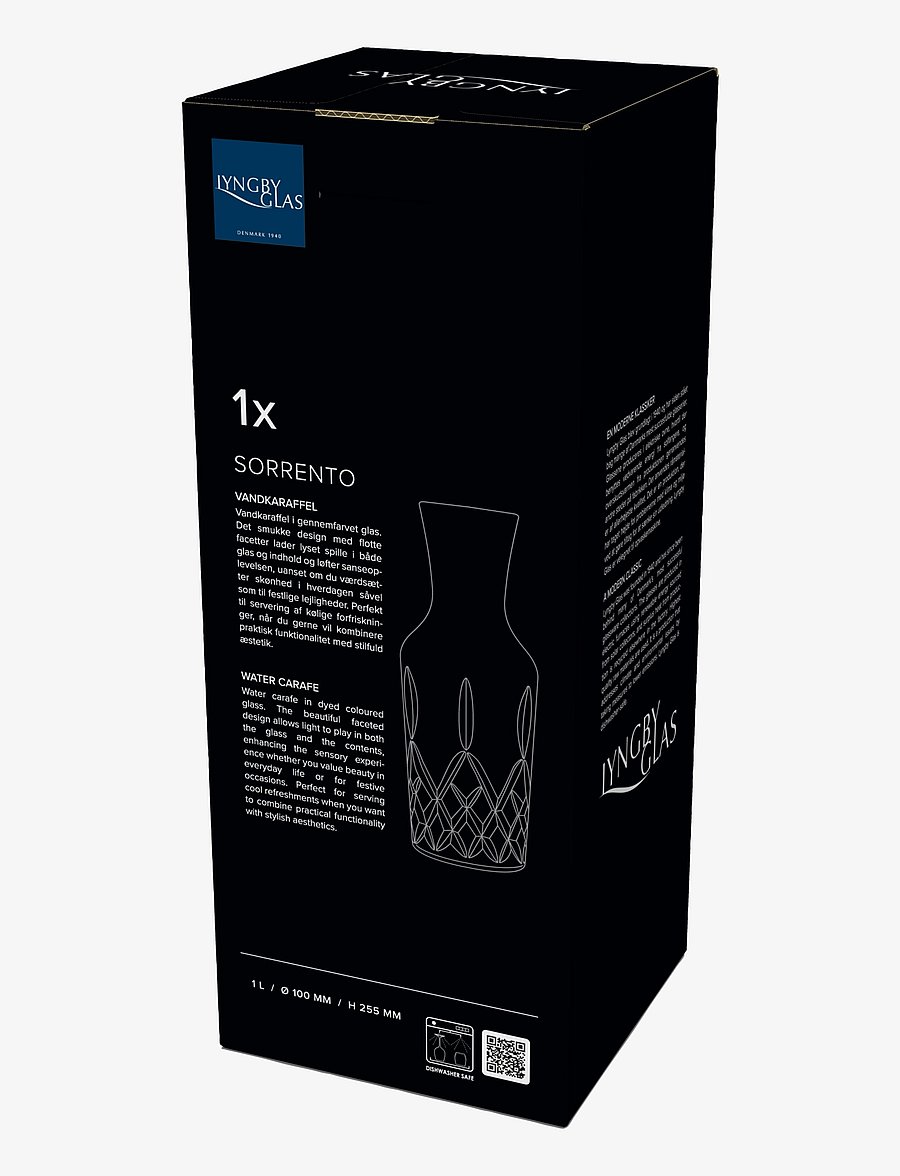 Lyngby Glas - Water carafe Sorrento - veekannud - blÅ - 3
