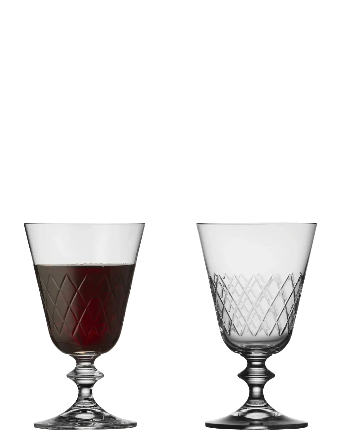 Lyngby Glas Rødvinsglas Eaton 2 Stk., 26 CL, Nude, Vinglas > Rødvinsglas, Unisex