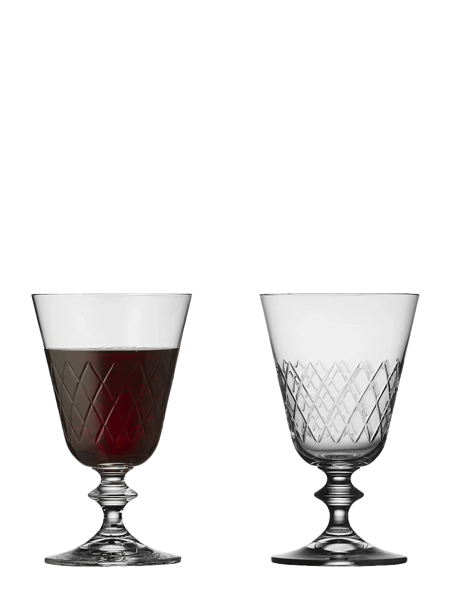 Lyngby Glas - Red wine glass Eaton 2 pcs - rotweingläser - transparent - 1