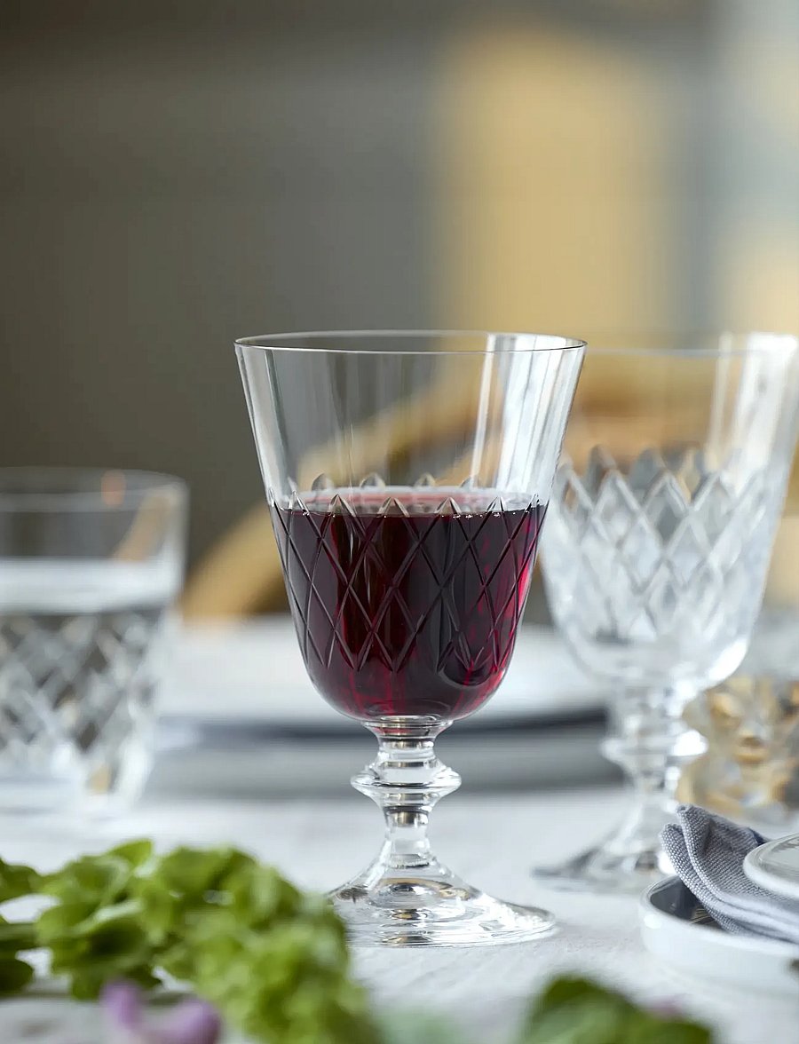 Lyngby Glas - Red wine glass Eaton 2 pcs - rotweingläser - transparent - 0