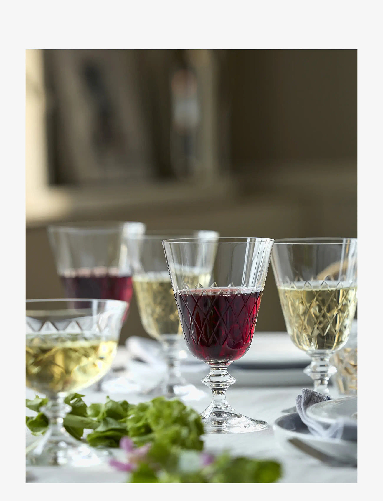 Lyngby Glas - Red wine glass Eaton 2 pcs - red wine glasses - transparent - 5