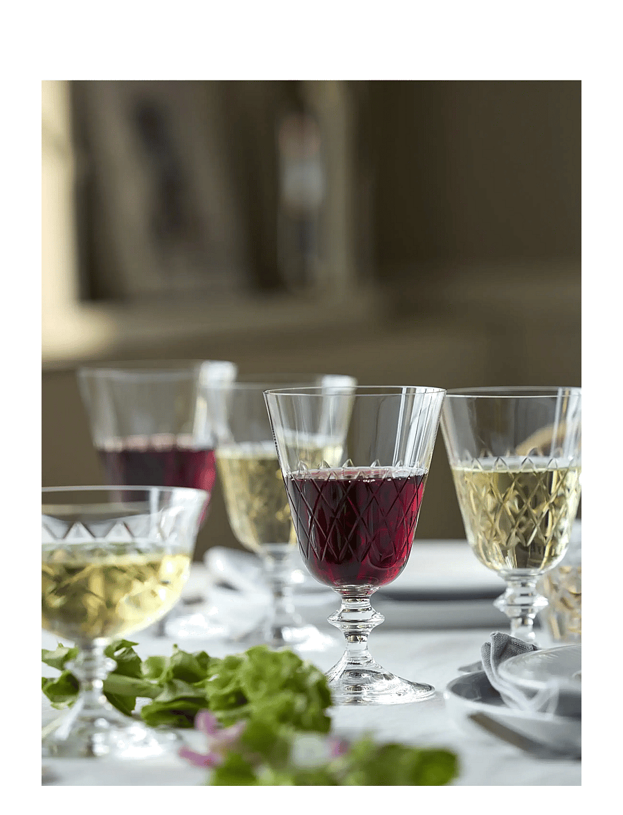 Lyngby Glas - Red wine glass Eaton 2 pcs - weingläser - transparent - 5
