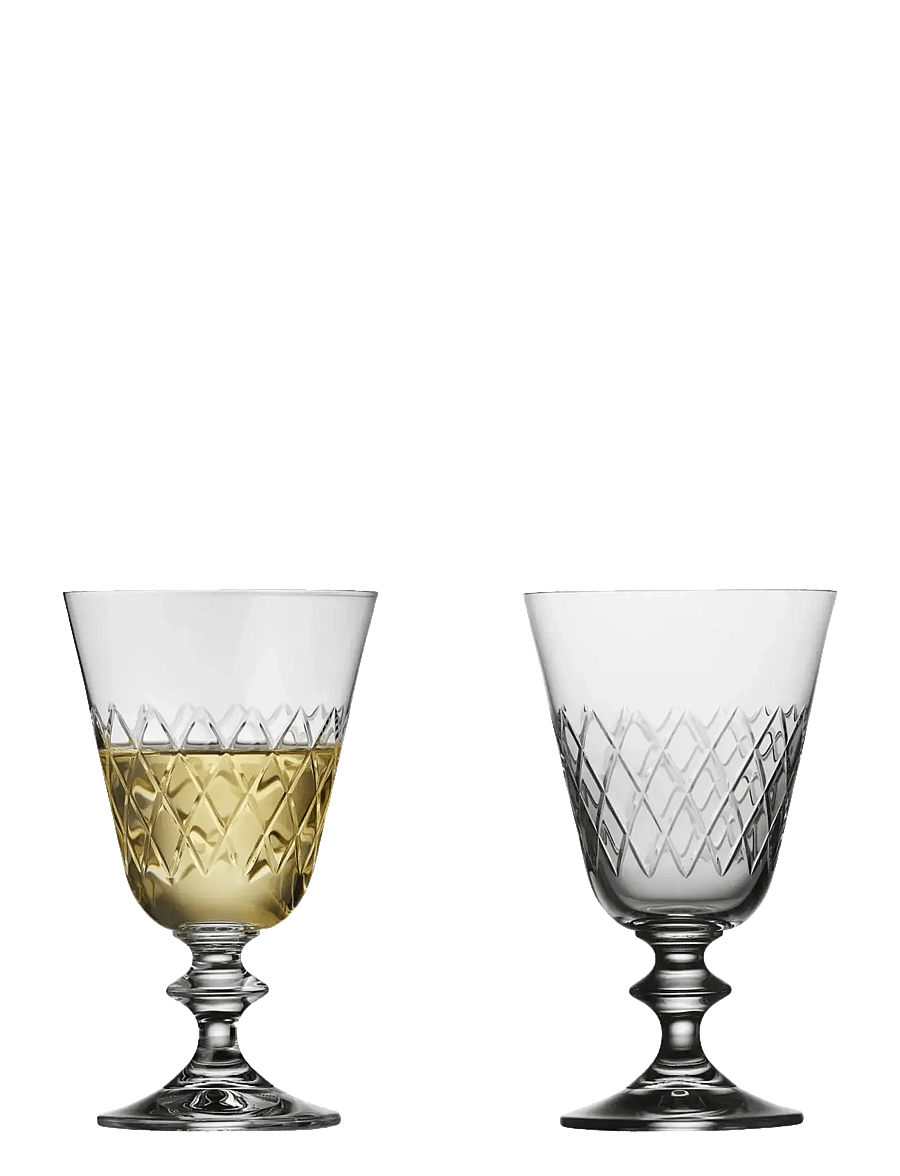 Lyngby Glas - White wine glass Eaton 2 pcs - weißweingläser - transparent - 1
