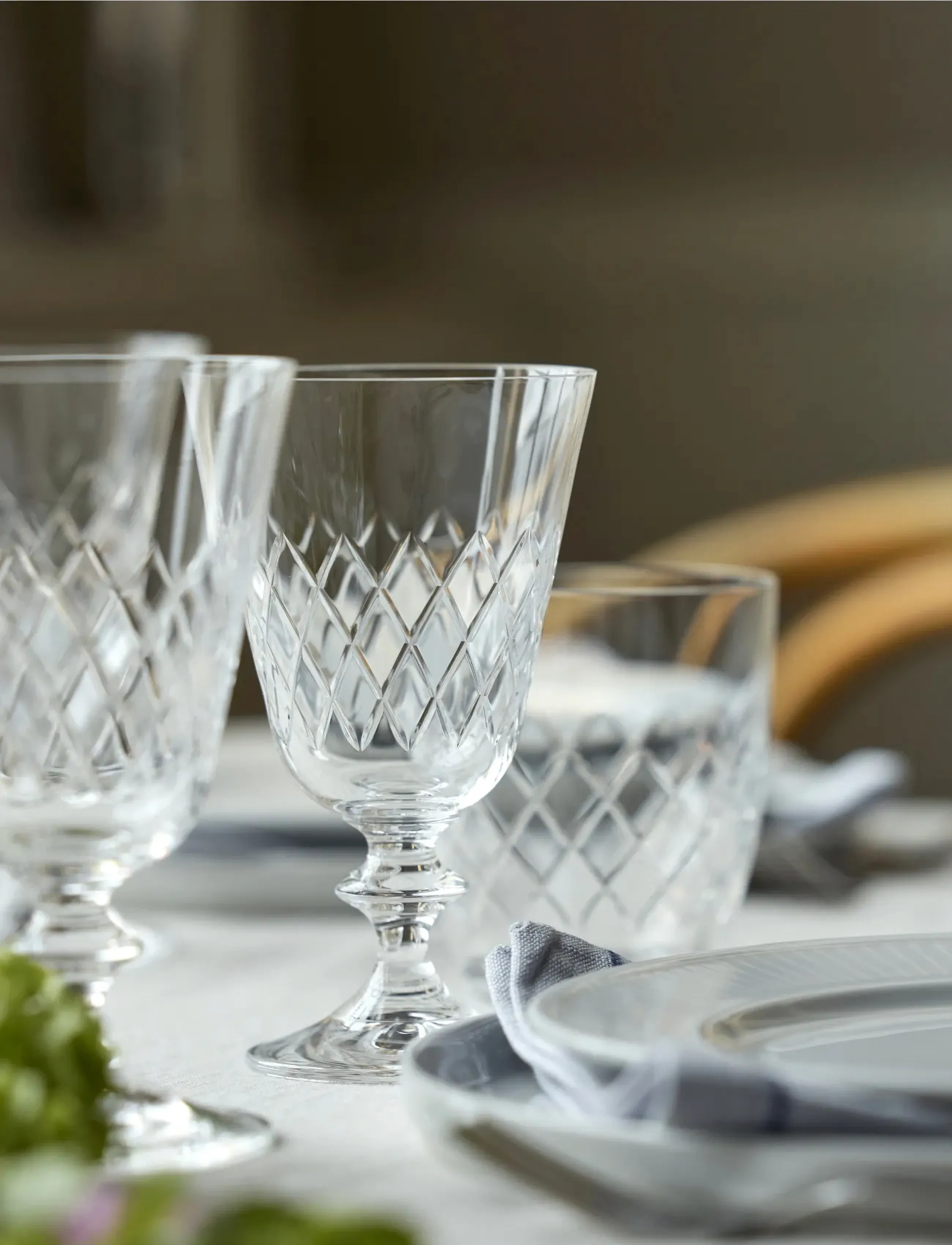 Lyngby Glas Hvidvinsglas Eaton 2 Stk., 23 CL, Nude, Vinglas > Hvidvinsglas, Unisex