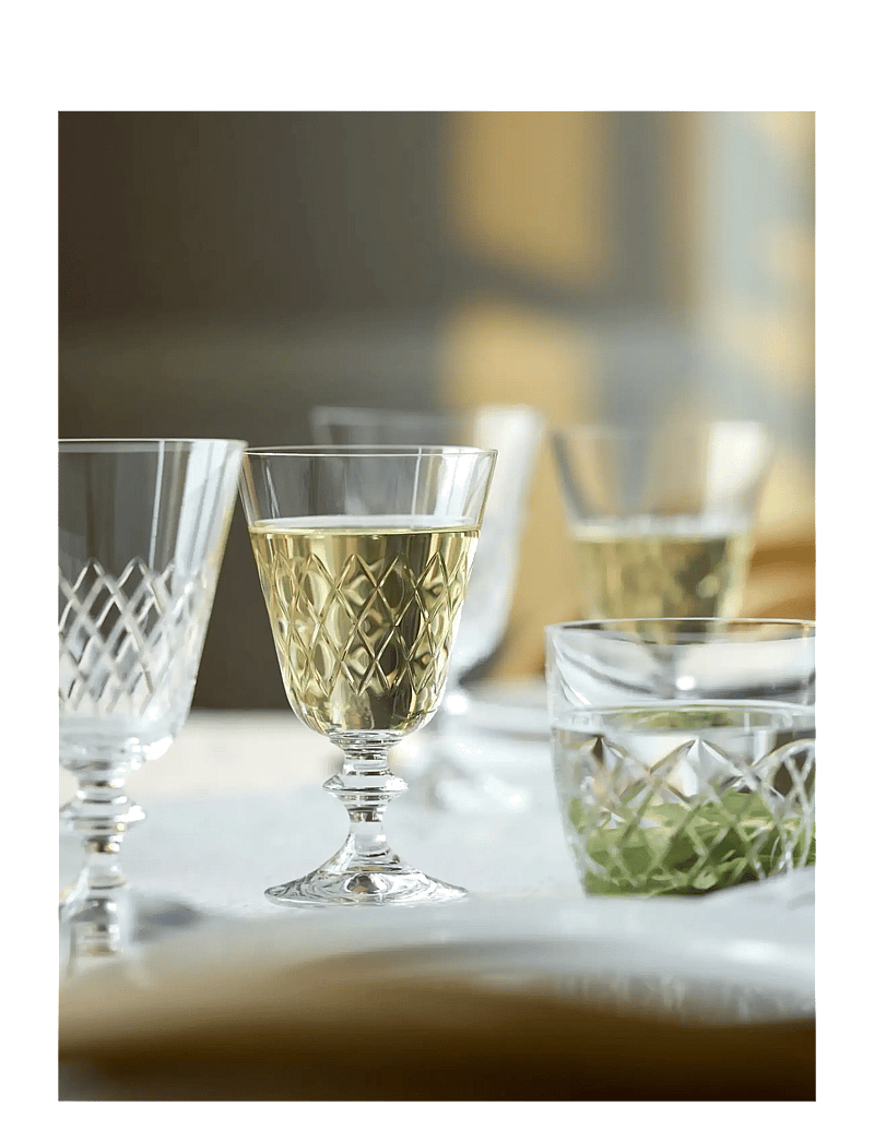 Lyngby Glas - White wine glass Eaton 2 pcs - weißweingläser - transparent - 2