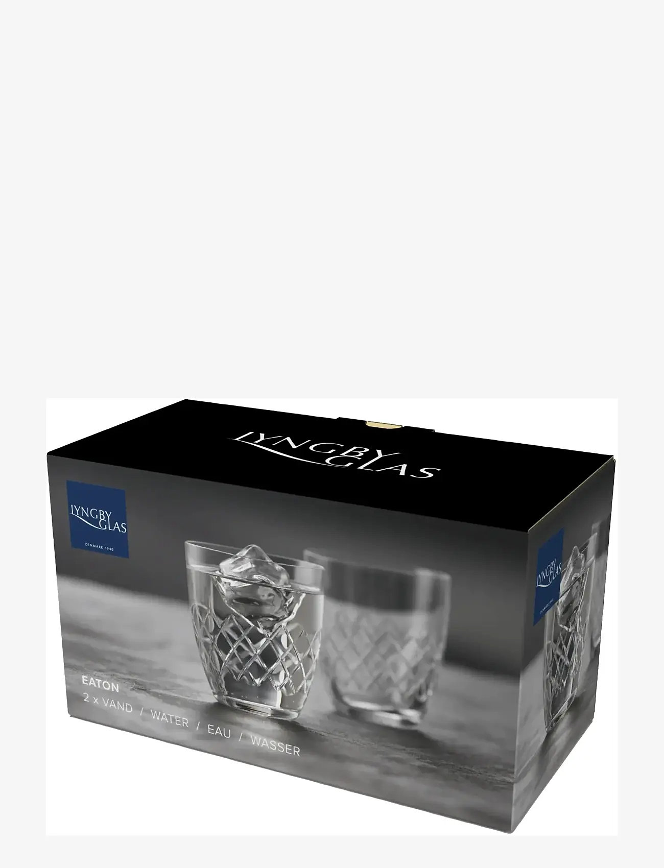 Lyngby Glas - Water glass Eaton 2 pcs - osta hinna alusel - transparent - 3
