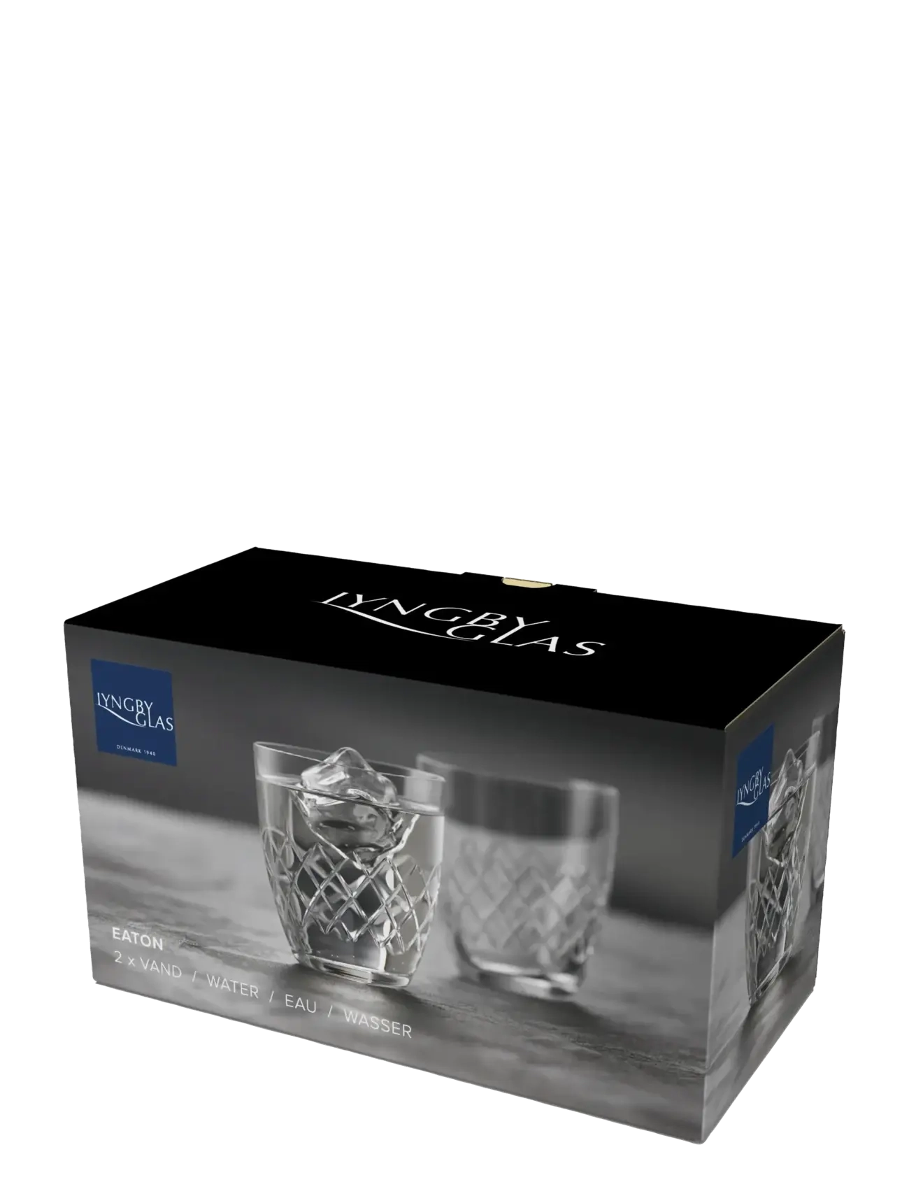 Lyngby Glas - Vandglas Eaton 2 stk. - drikkeglas - transparent - 4