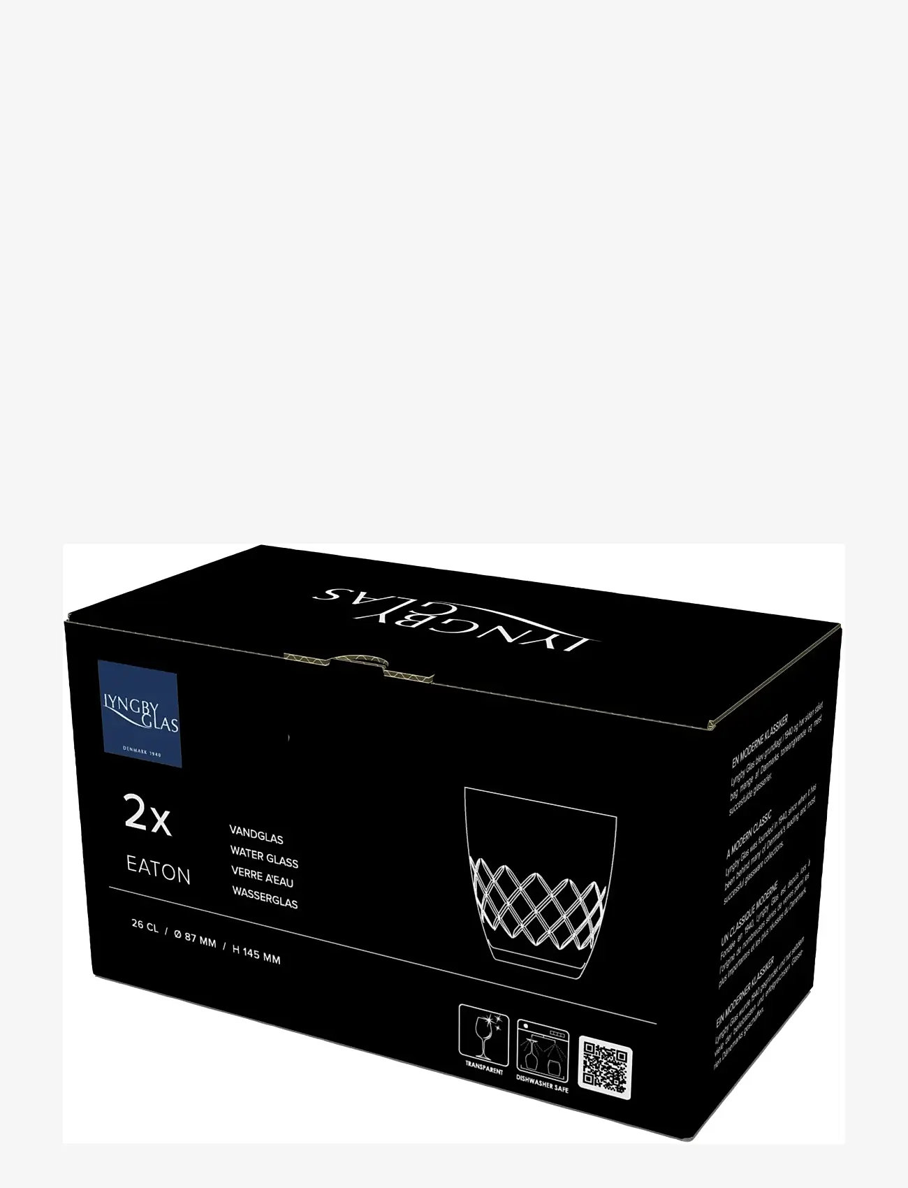 Lyngby Glas - Water glass Eaton 2 pcs - osta hinna alusel - transparent - 4