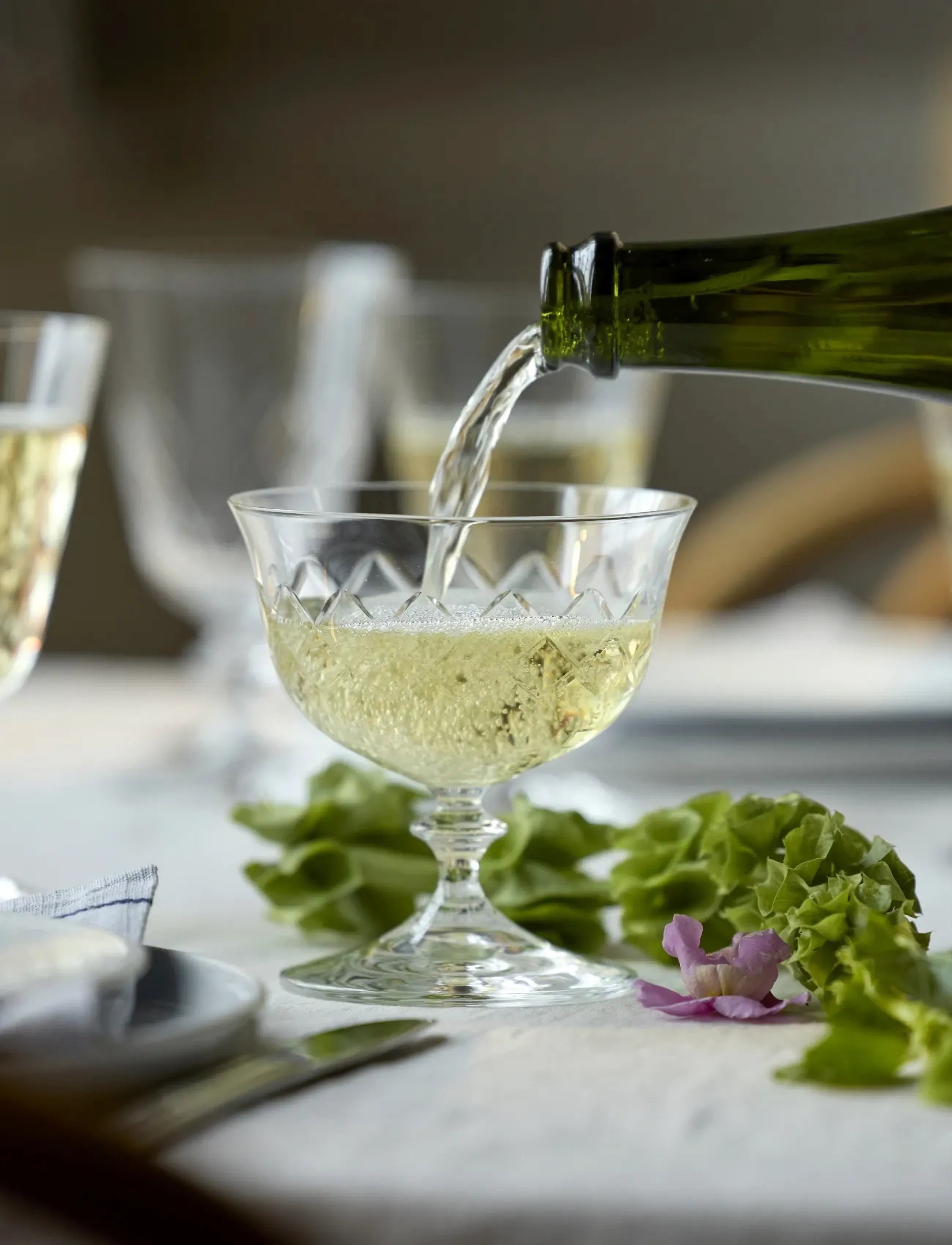 Lyngby Glas - Champagne coupe Eaton 2 pcs - sektgläser - transparent - 3