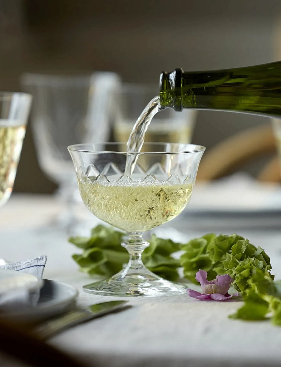 Lyngby Glas - Champagne coupe Eaton 2 pcs - sektgläser - transparent - 3