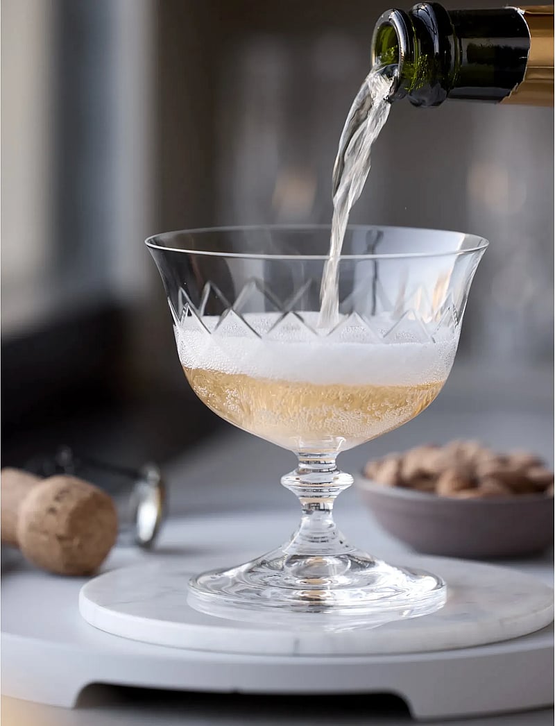 Lyngby Glas - Champagne coupe Eaton 2 pcs - osta hinna alusel - transparent - 4