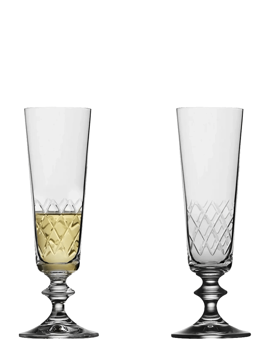 Lyngby Glas - Champagne glass Eaton 2 pcs - sektgläser - transparent - 1
