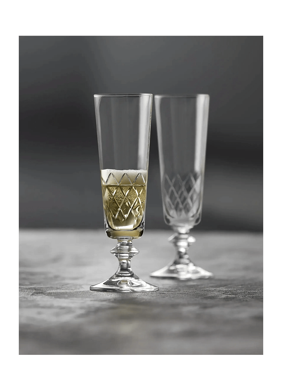 Lyngby Glas - Champagne glass Eaton 2 pcs - sektgläser - transparent - 4