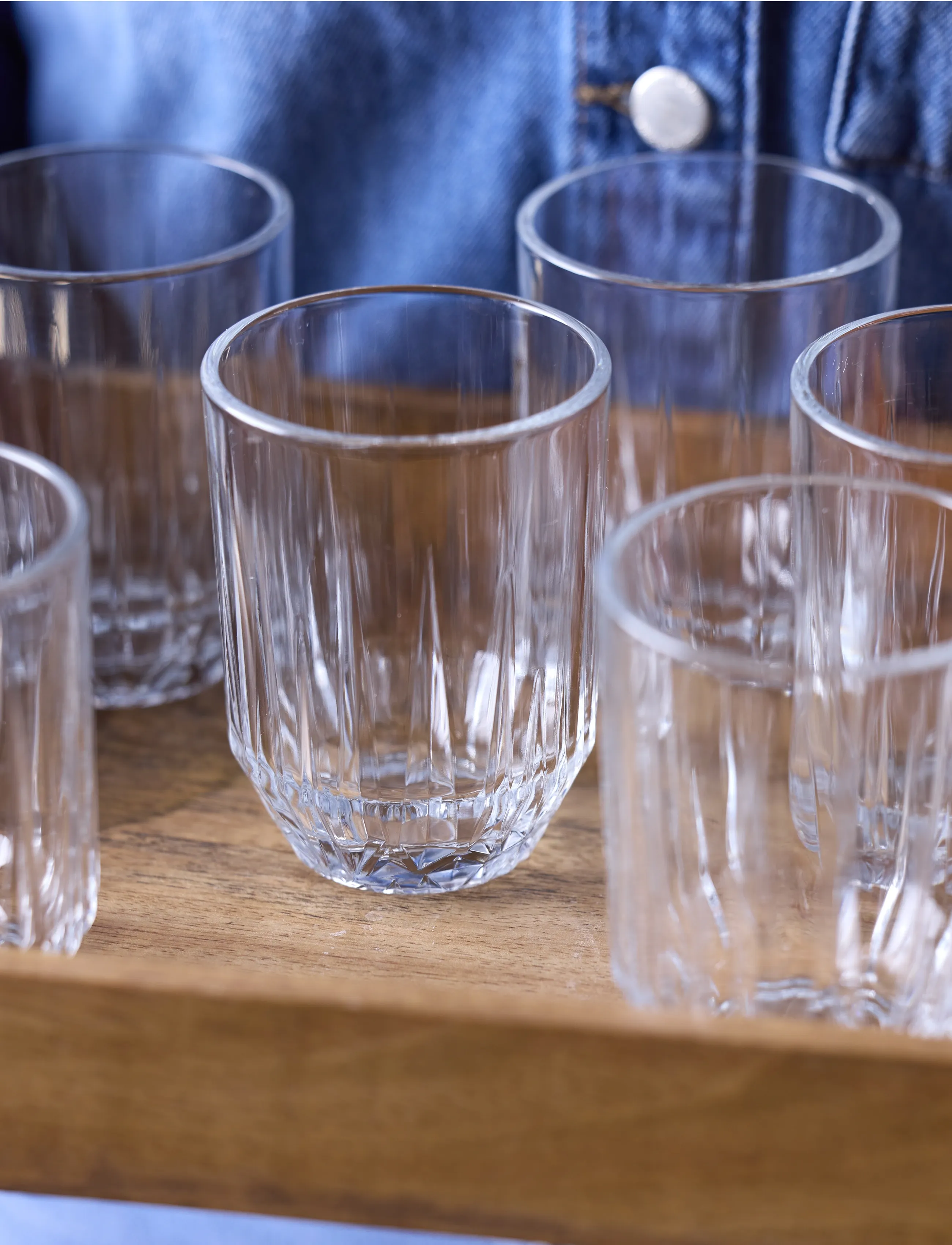 Lyngby Glas Vandglas Astrid 6 stk. - Konfirmation - TRANSPARENT / clear