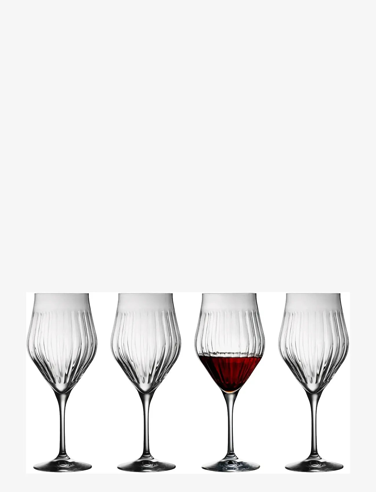 Lyngby Glas - Red wine glass Ane - red wine glasses - transparent - 1
