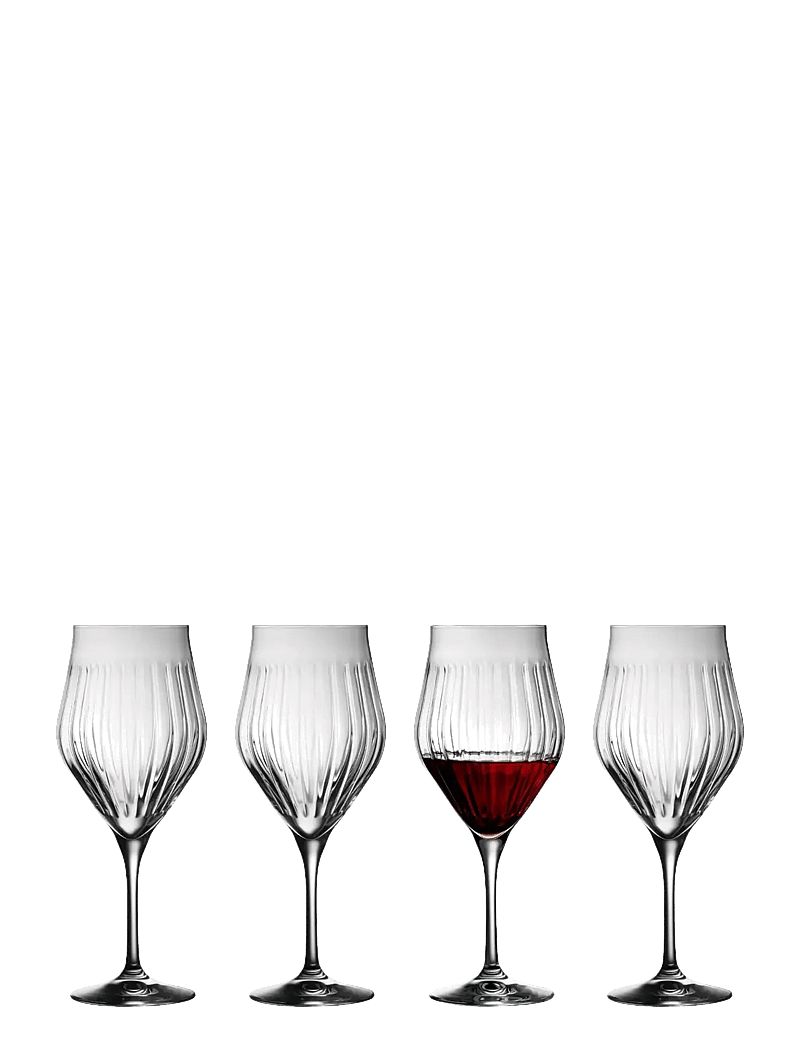 Lyngby Glas - Red wine glass Ane - red wine glasses - transparent - 1