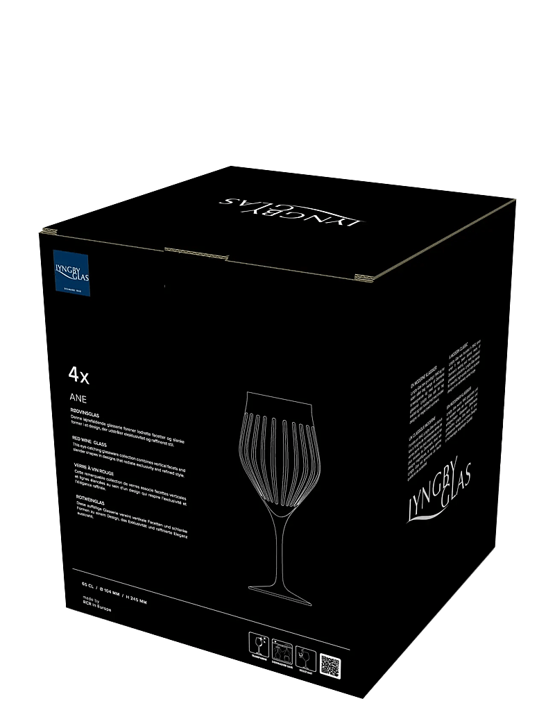Lyngby Glas - Red wine glass Ane - red wine glasses - transparent - 5